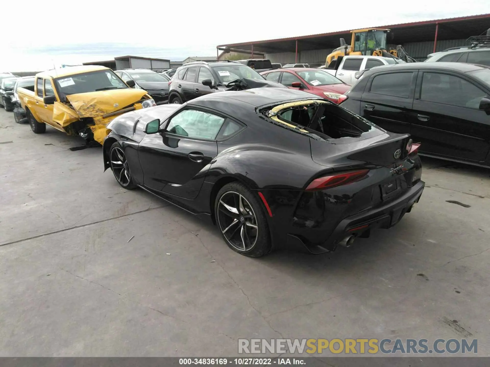 3 fotografías del automóvil dañado WZ1DB0C02MW046019 TOYOTA GR SUPRA 2021