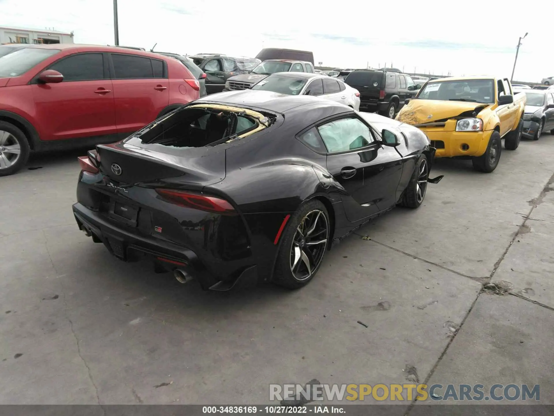 4 fotografías del automóvil dañado WZ1DB0C02MW046019 TOYOTA GR SUPRA 2021
