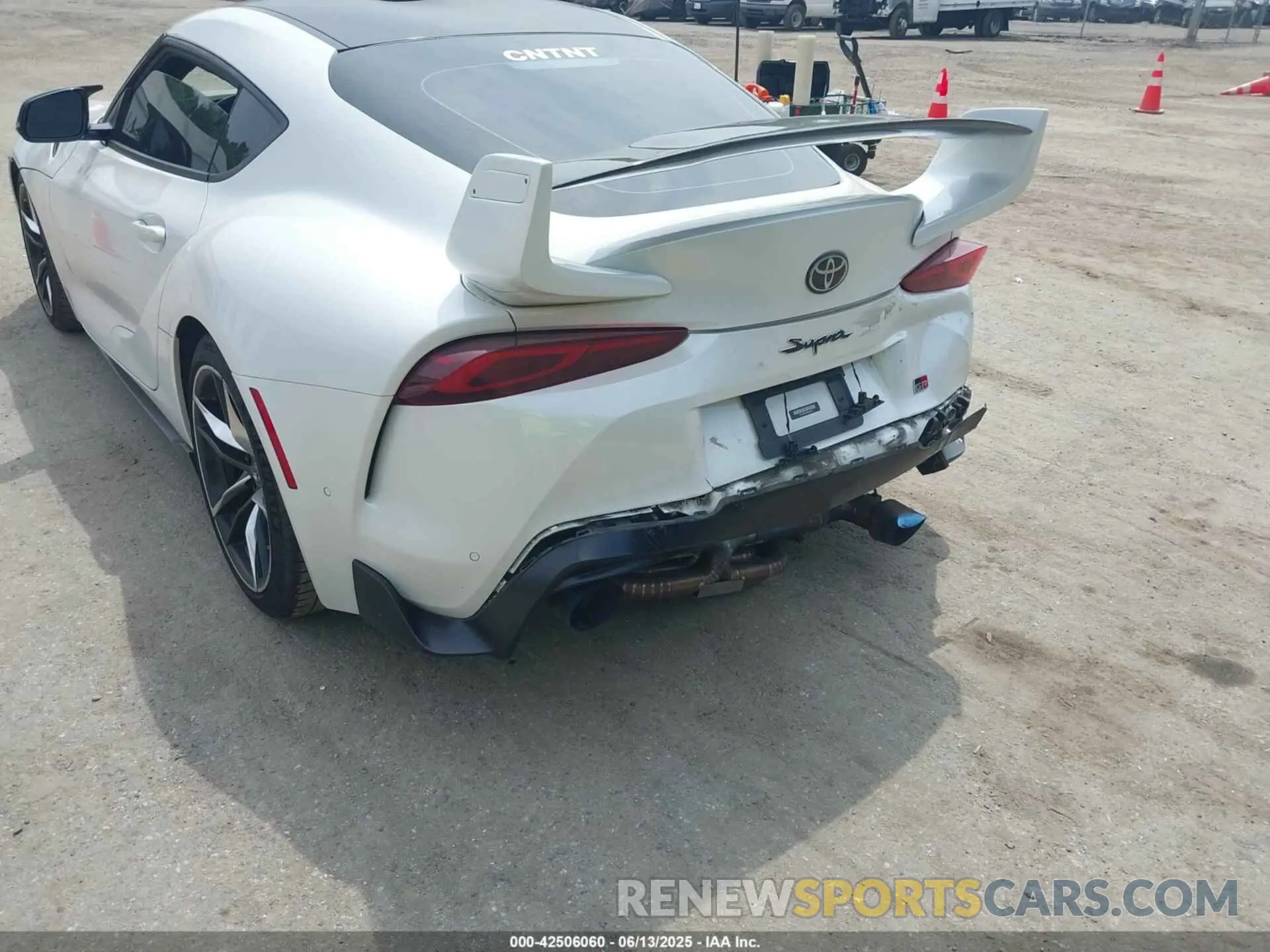 6 fotografías del automóvil dañado WZ1DB0C07MW034612 TOYOTA GR SUPRA 2021