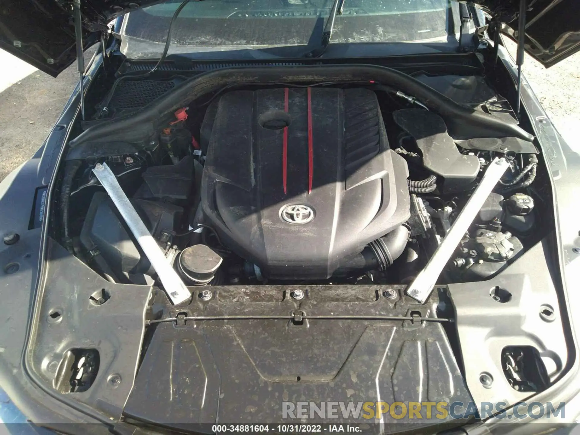 10 fotografías del automóvil dañado WZ1DB0C07MW036599 TOYOTA GR SUPRA 2021