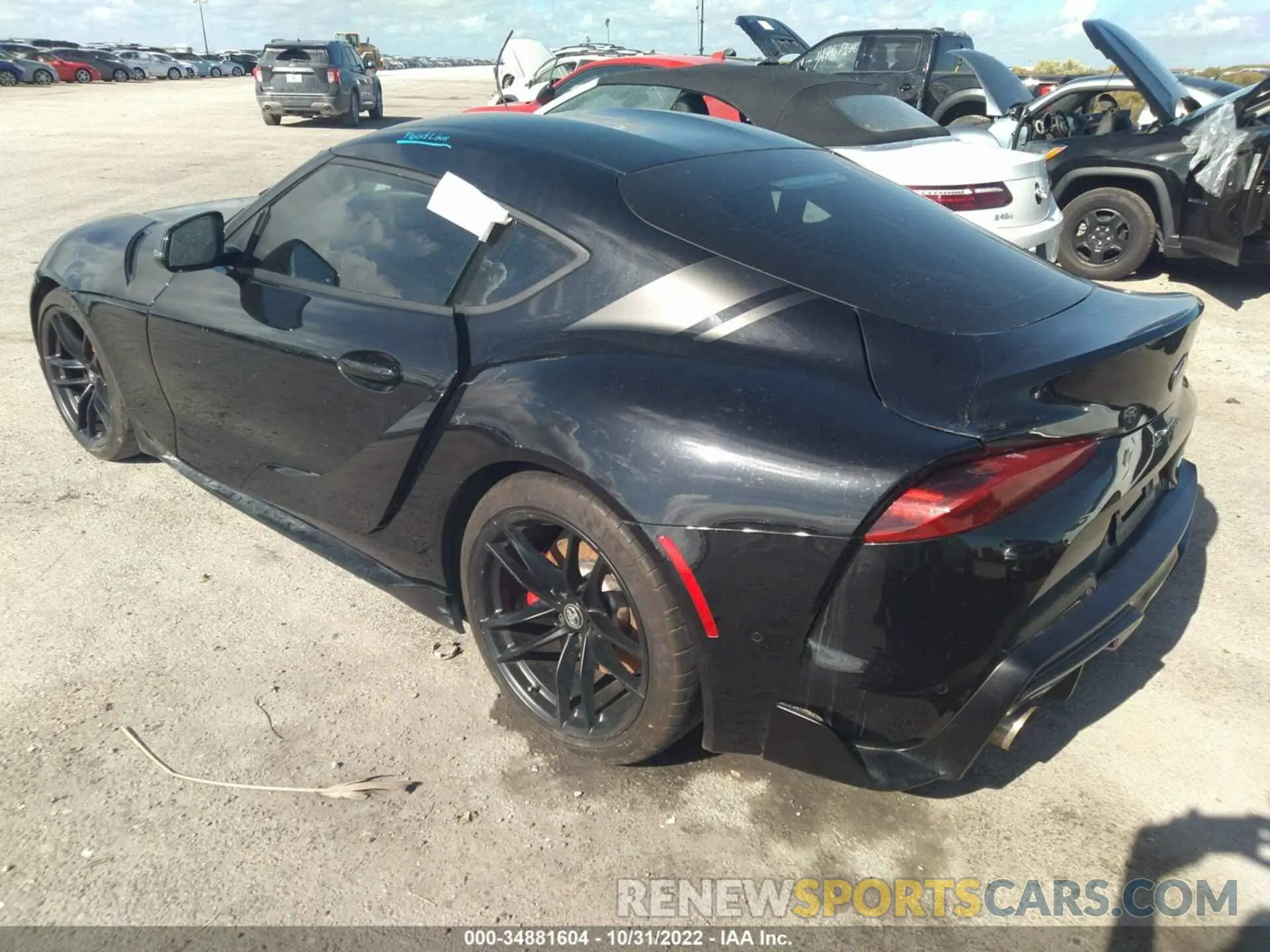 3 fotografías del automóvil dañado WZ1DB0C07MW036599 TOYOTA GR SUPRA 2021