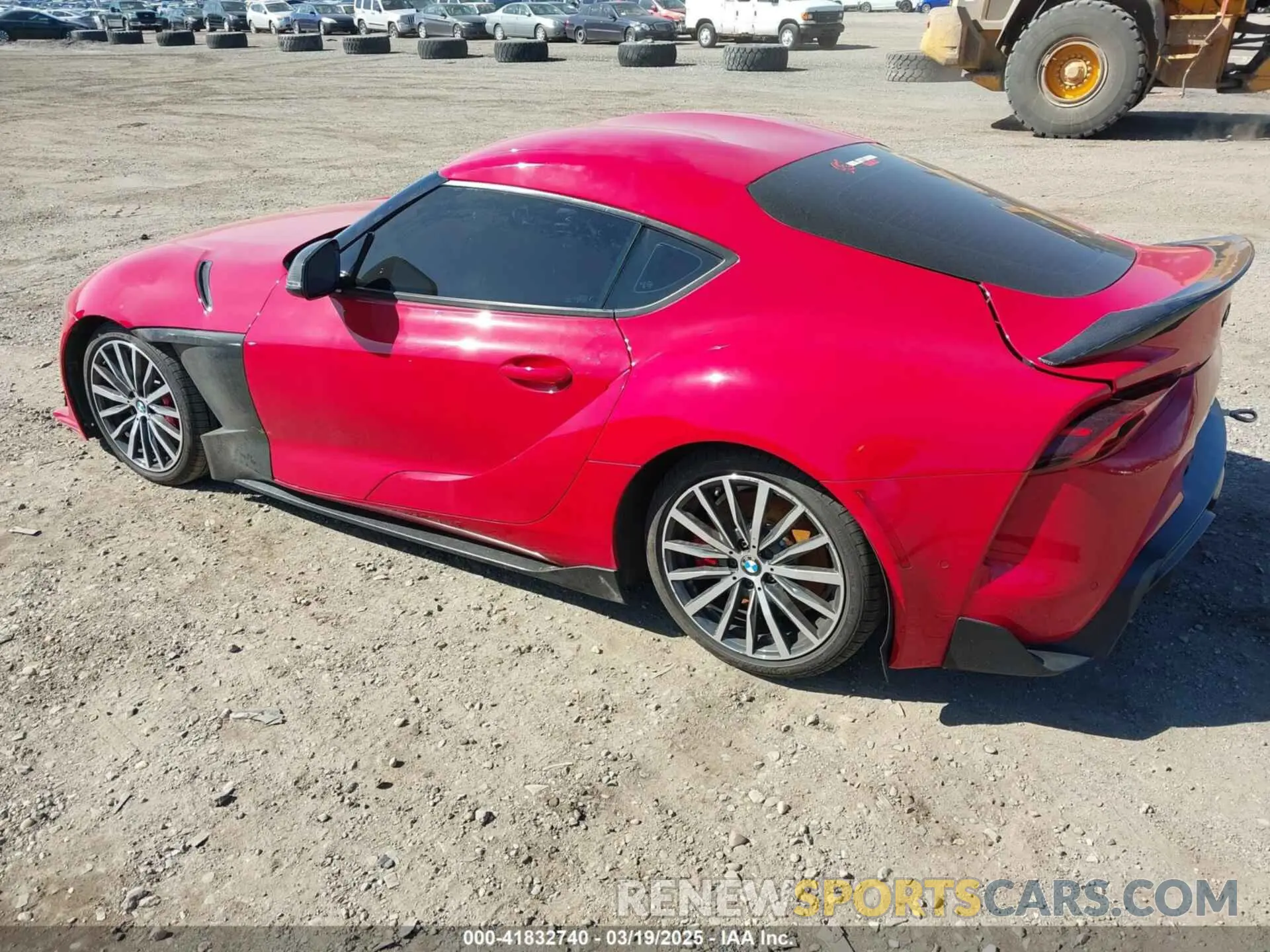 3 fotografías del automóvil dañado WZ1DB0C08MW036515 TOYOTA GR SUPRA 2021
