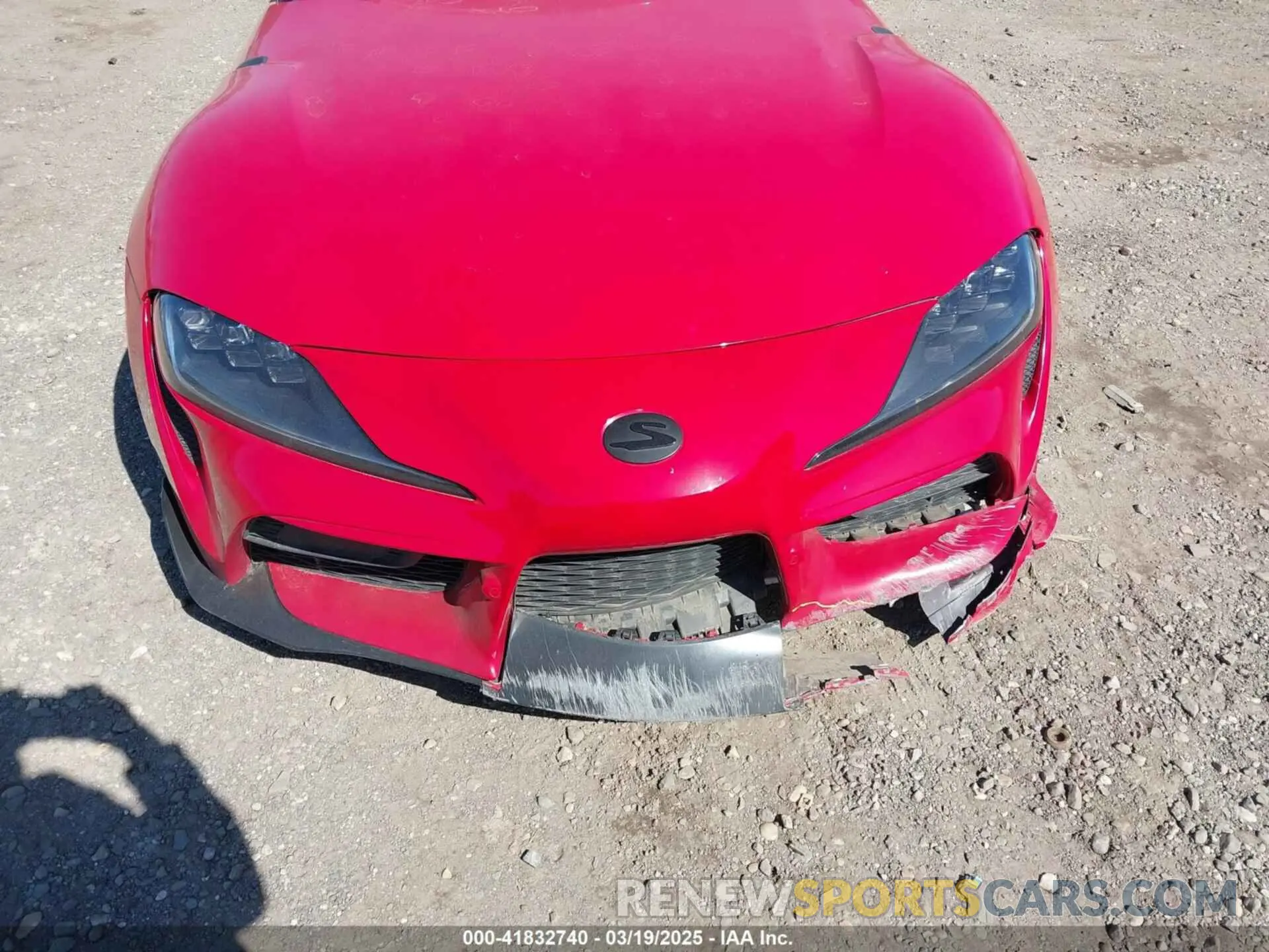 6 fotografías del automóvil dañado WZ1DB0C08MW036515 TOYOTA GR SUPRA 2021