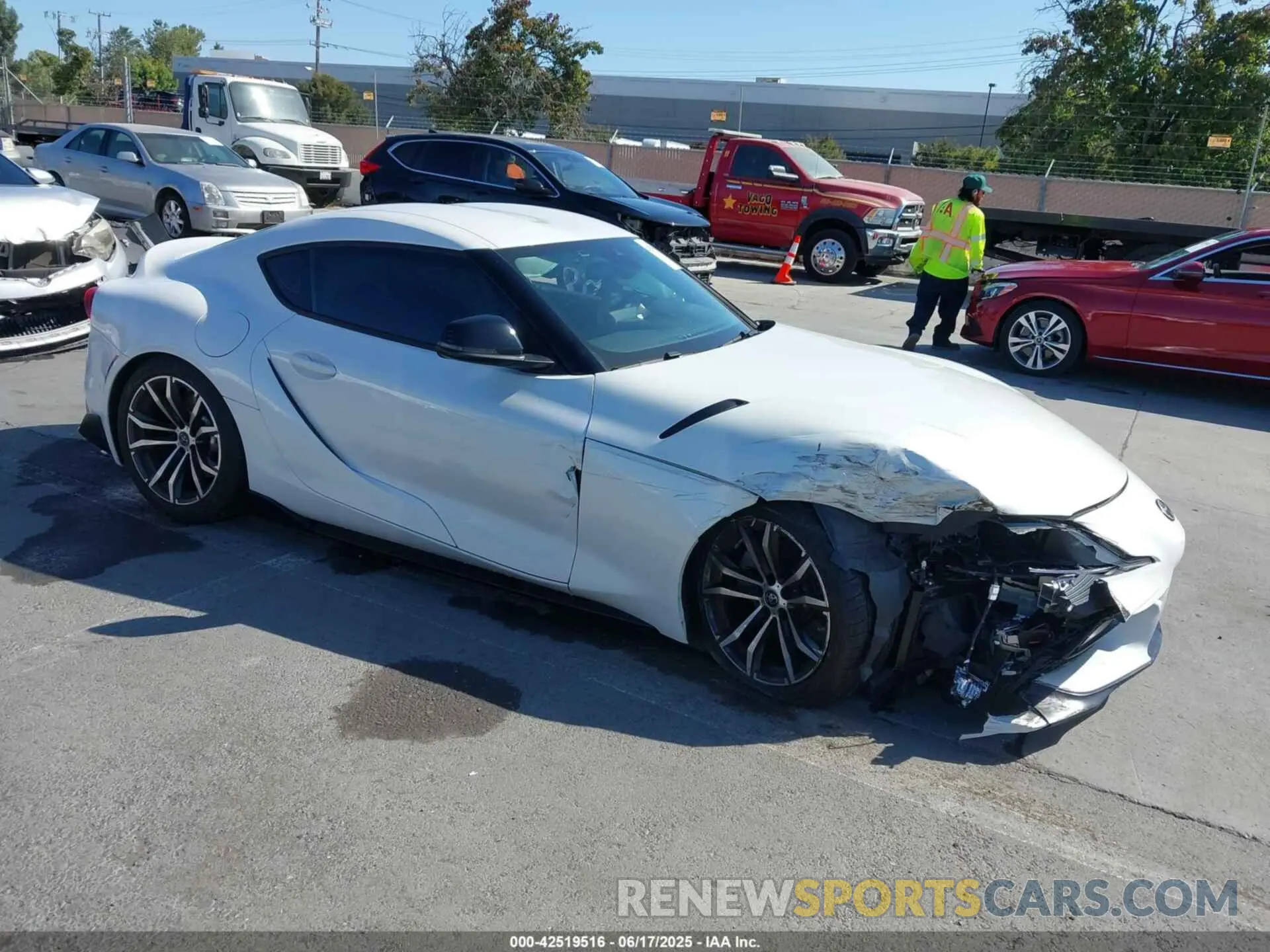 1 fotografías del automóvil dañado WZ1DB2C01MW039946 TOYOTA GR SUPRA 2021