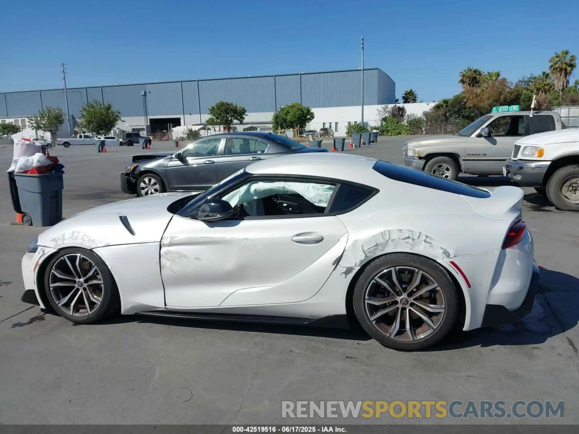 14 fotografías del automóvil dañado WZ1DB2C01MW039946 TOYOTA GR SUPRA 2021