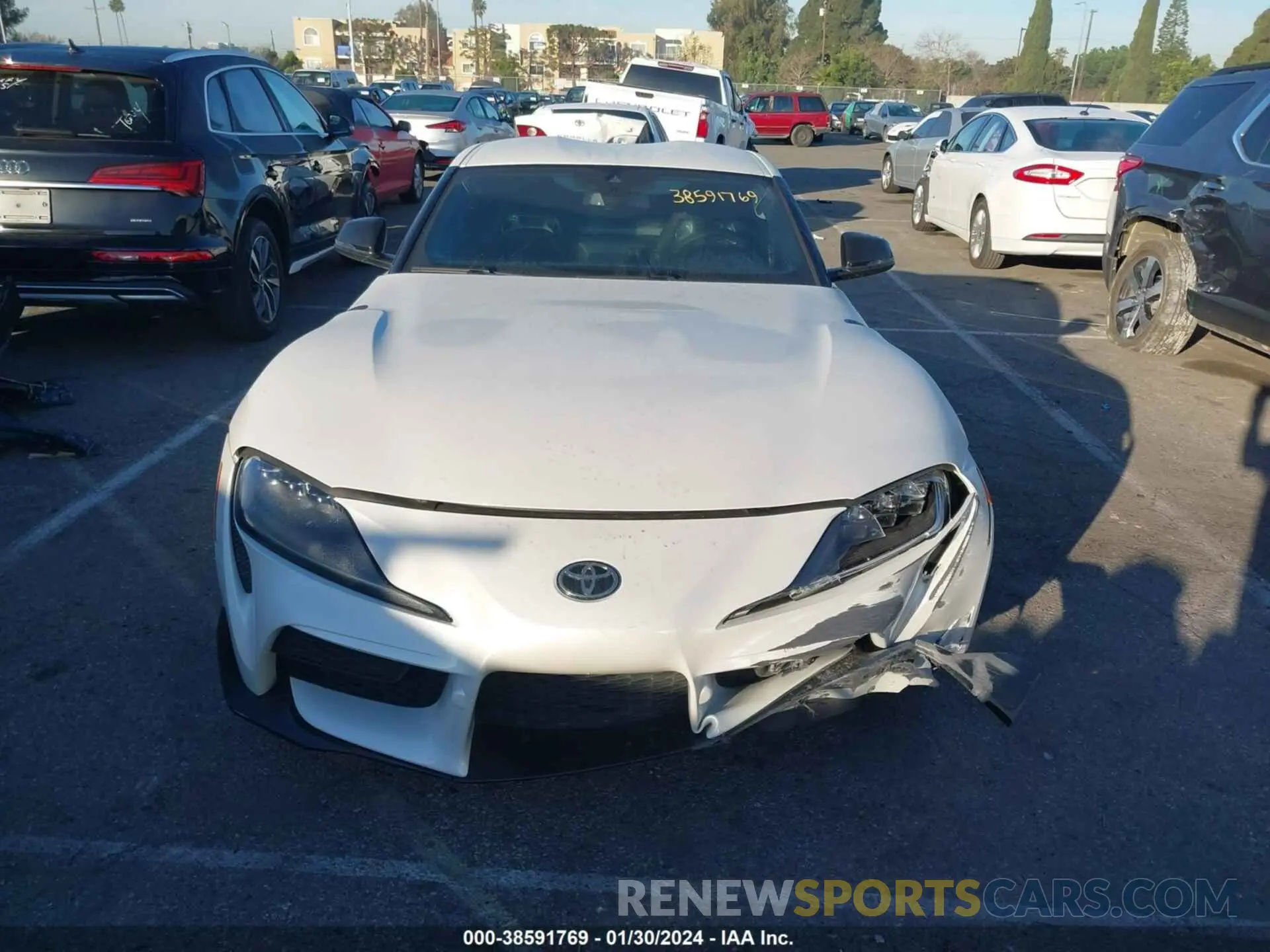 11 fotografías del automóvil dañado WZ1DB2C02MW040359 TOYOTA GR SUPRA 2021