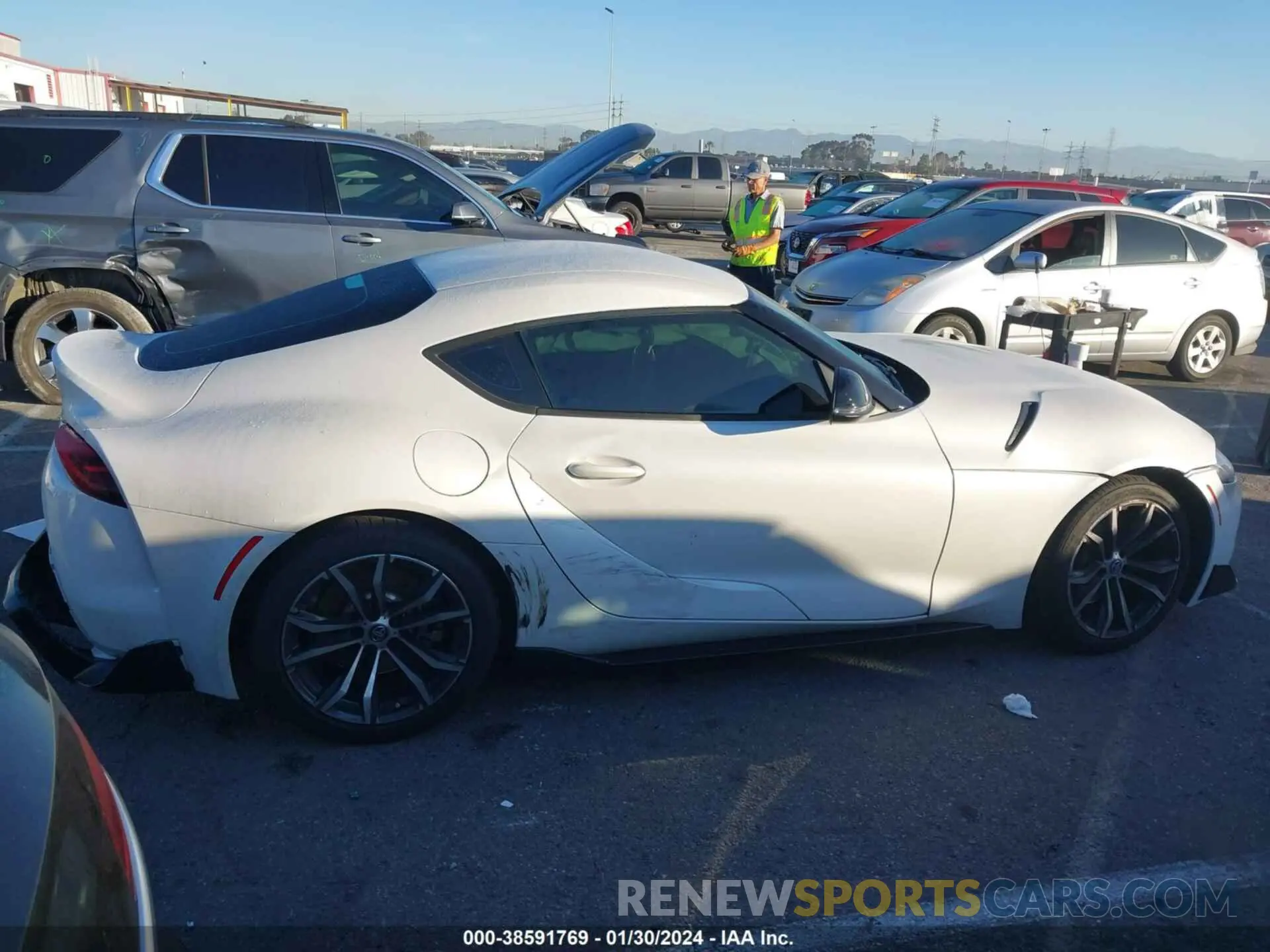 12 fotografías del automóvil dañado WZ1DB2C02MW040359 TOYOTA GR SUPRA 2021