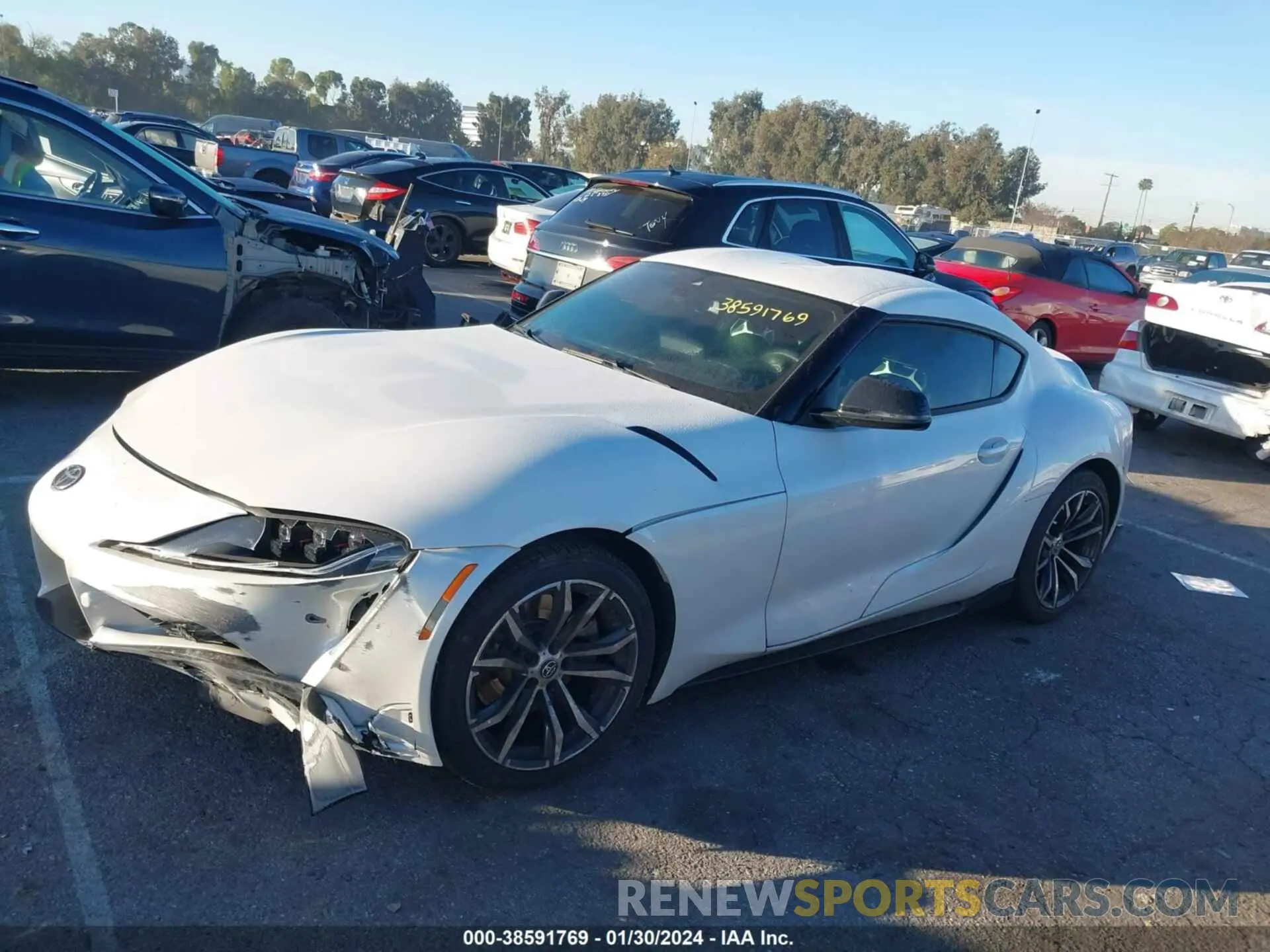 13 fotografías del automóvil dañado WZ1DB2C02MW040359 TOYOTA GR SUPRA 2021