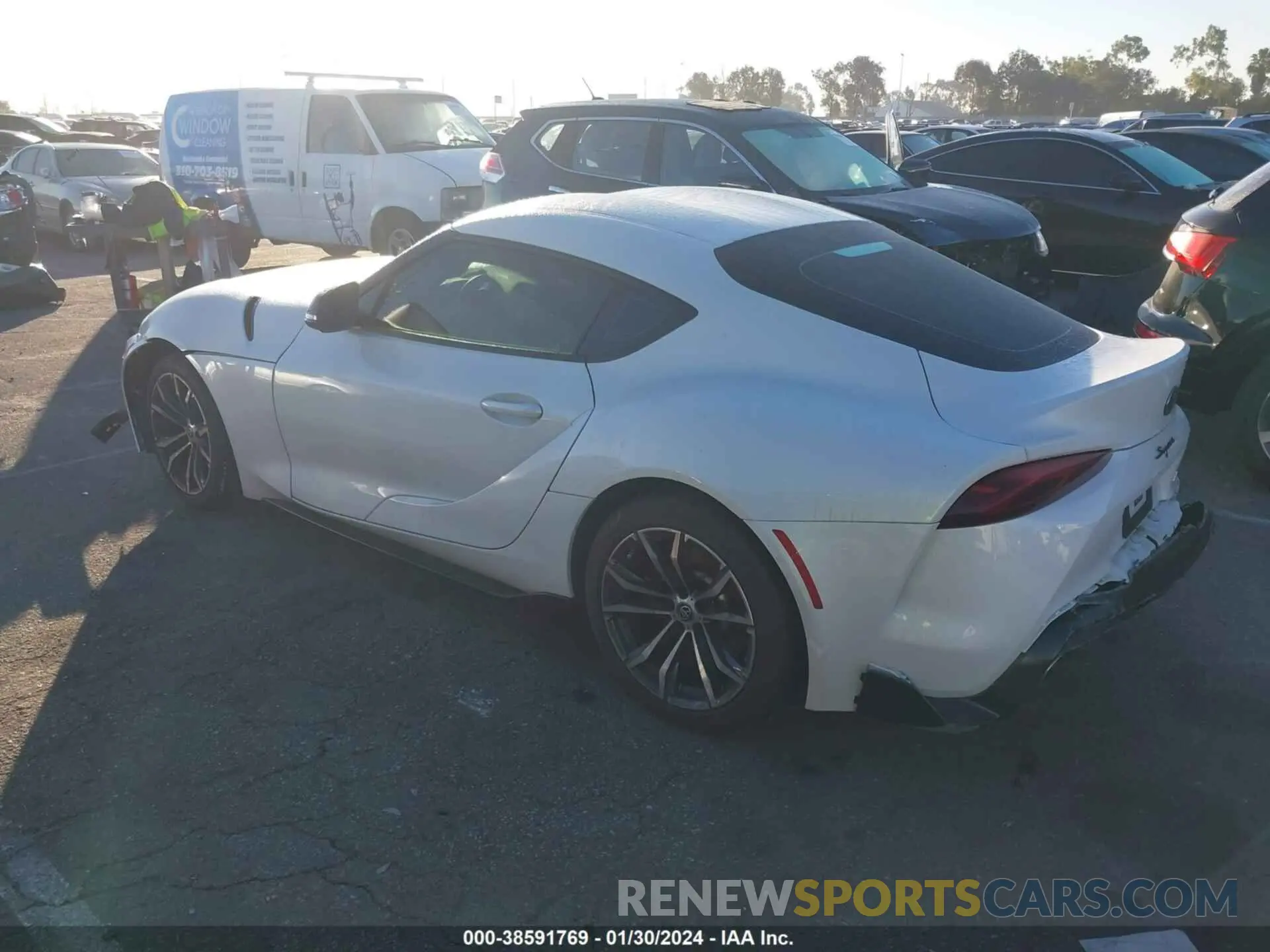 3 fotografías del automóvil dañado WZ1DB2C02MW040359 TOYOTA GR SUPRA 2021