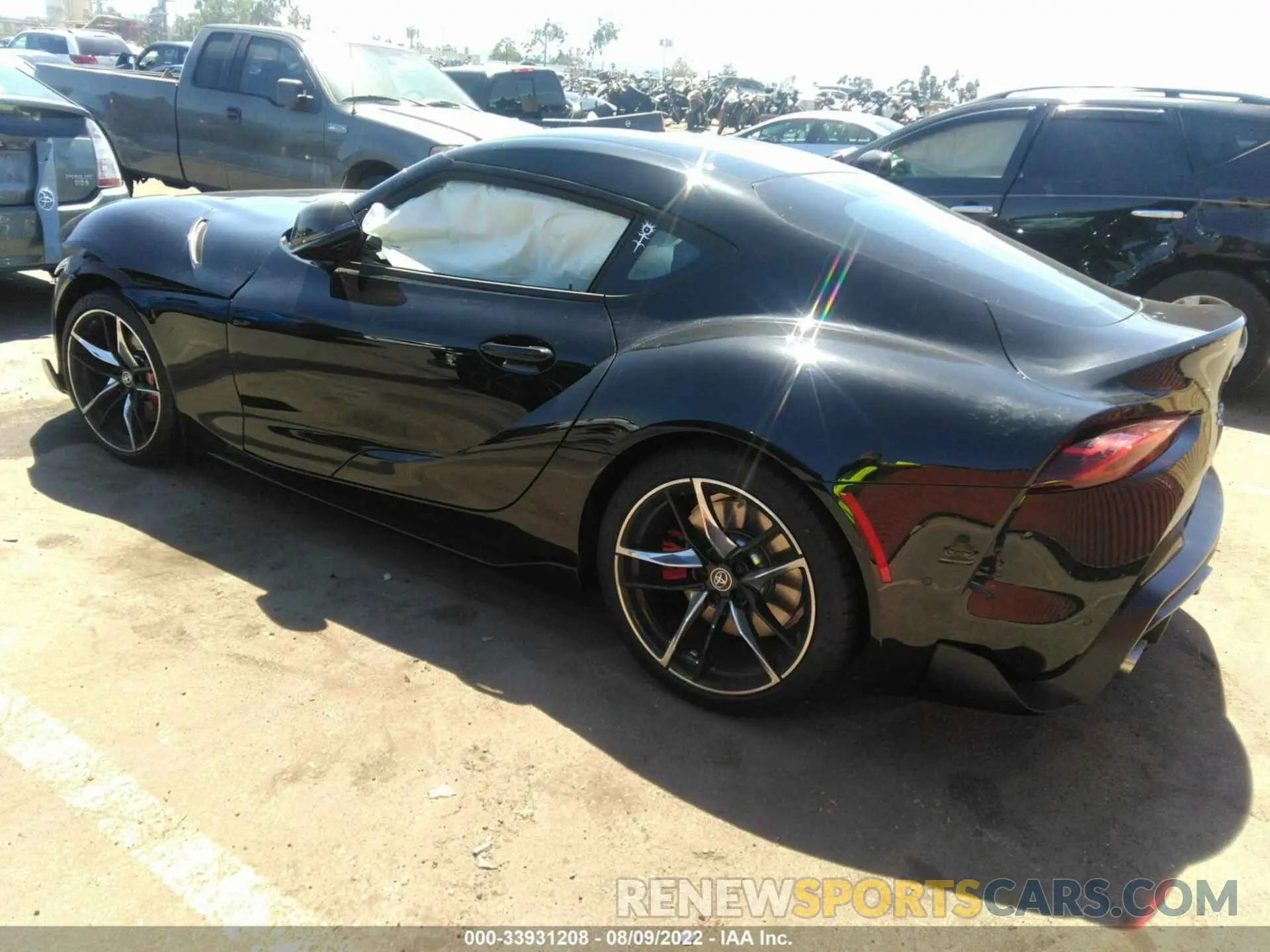 3 fotografías del automóvil dañado WZ1DB0C00NW052029 TOYOTA GR SUPRA 2022