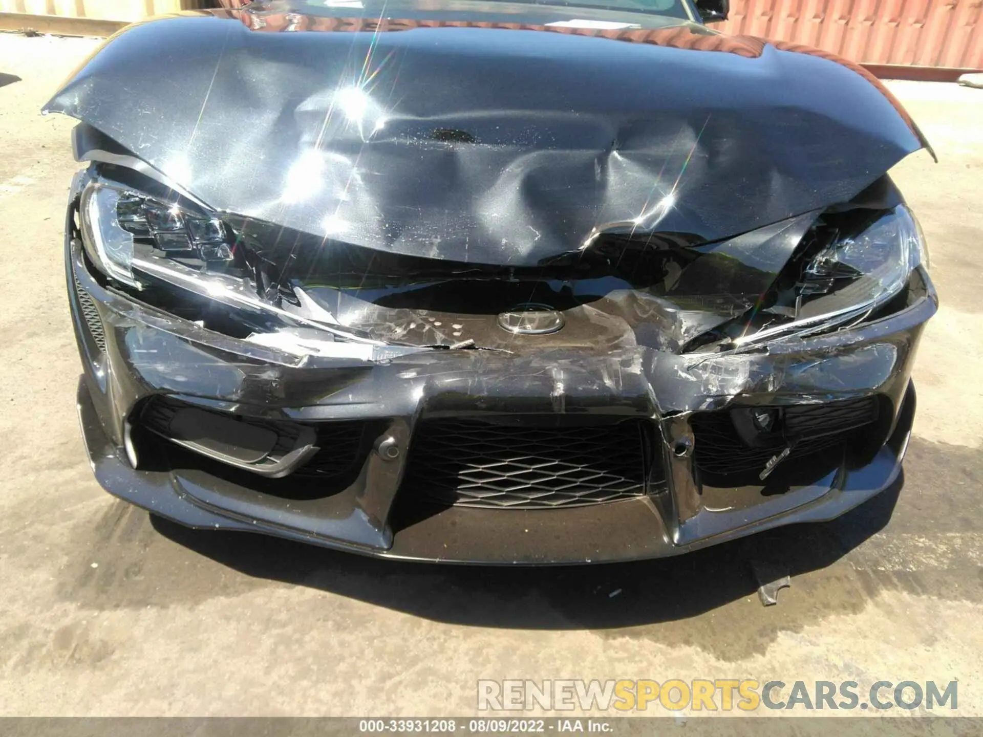 6 fotografías del automóvil dañado WZ1DB0C00NW052029 TOYOTA GR SUPRA 2022