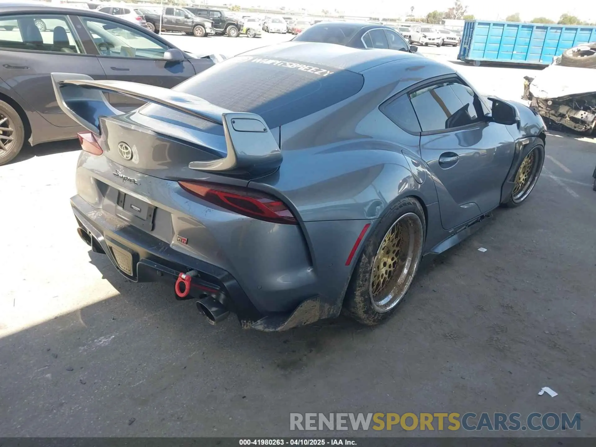 4 fotografías del automóvil dañado WZ1DB0C01NW048846 TOYOTA GR SUPRA 2022