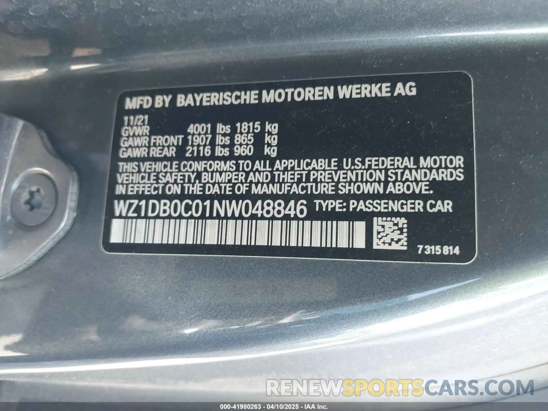 9 fotografías del automóvil dañado WZ1DB0C01NW048846 TOYOTA GR SUPRA 2022