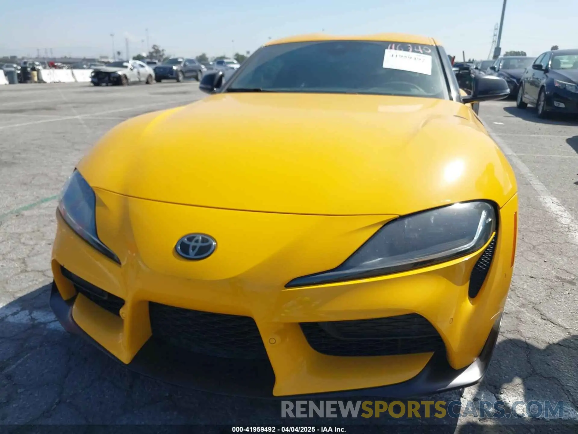 6 fotografías del automóvil dañado WZ1DB0G04PW059918 TOYOTA GR SUPRA 2023