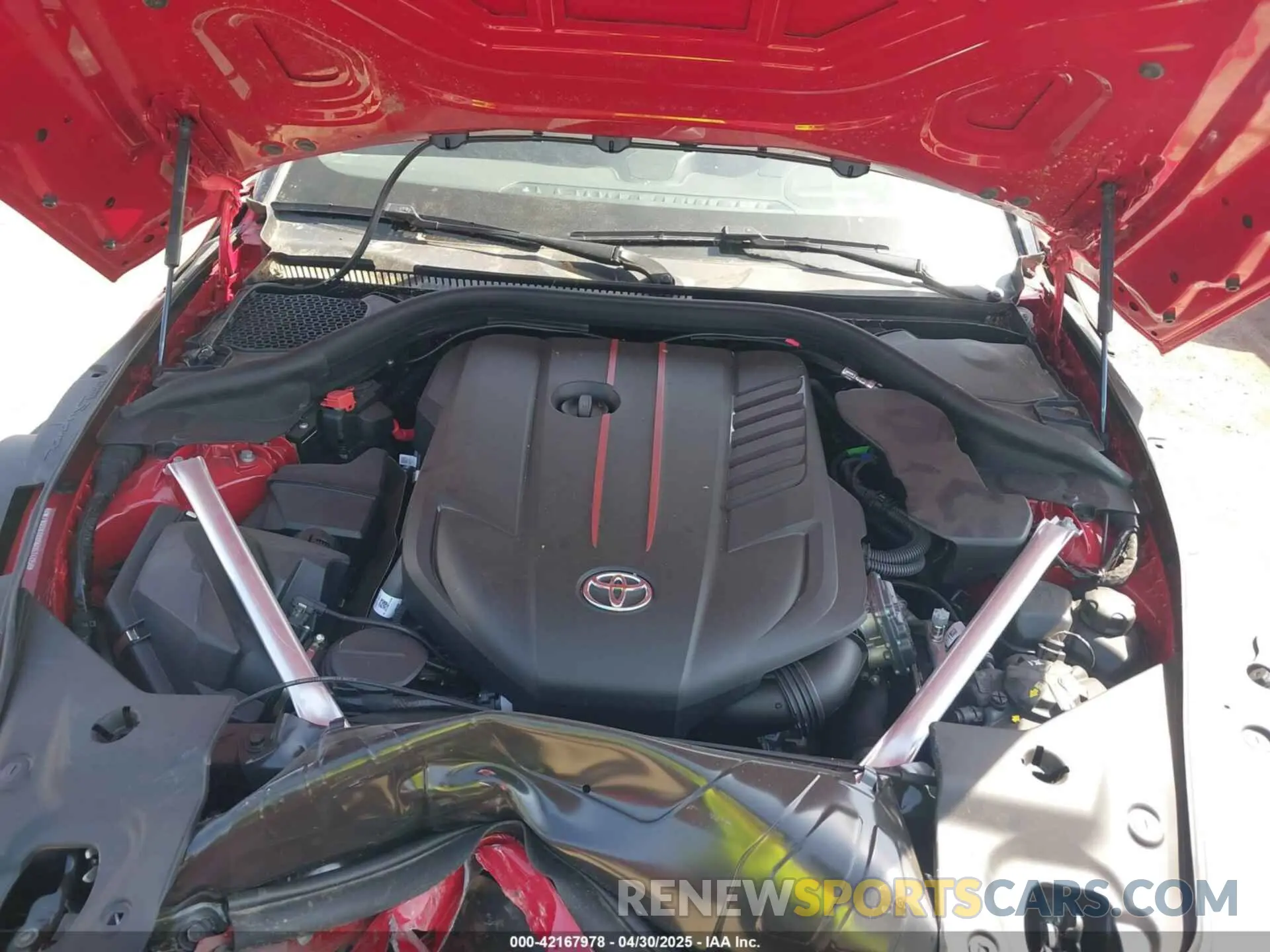 10 fotografías del automóvil dañado WZ1DB0G00RW067405 TOYOTA GR SUPRA 2024