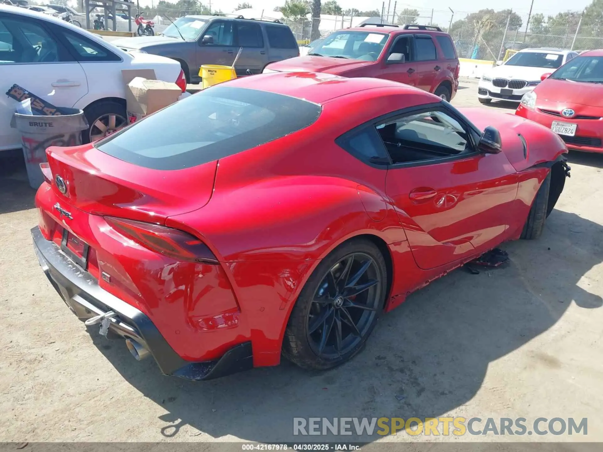 4 fotografías del automóvil dañado WZ1DB0G00RW067405 TOYOTA GR SUPRA 2024