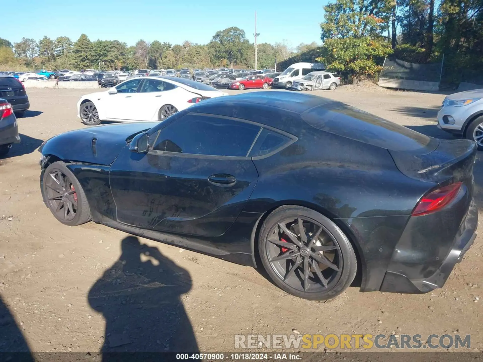 14 fotografías del automóvil dañado WZ1DB0G03RW065244 TOYOTA GR SUPRA 2024