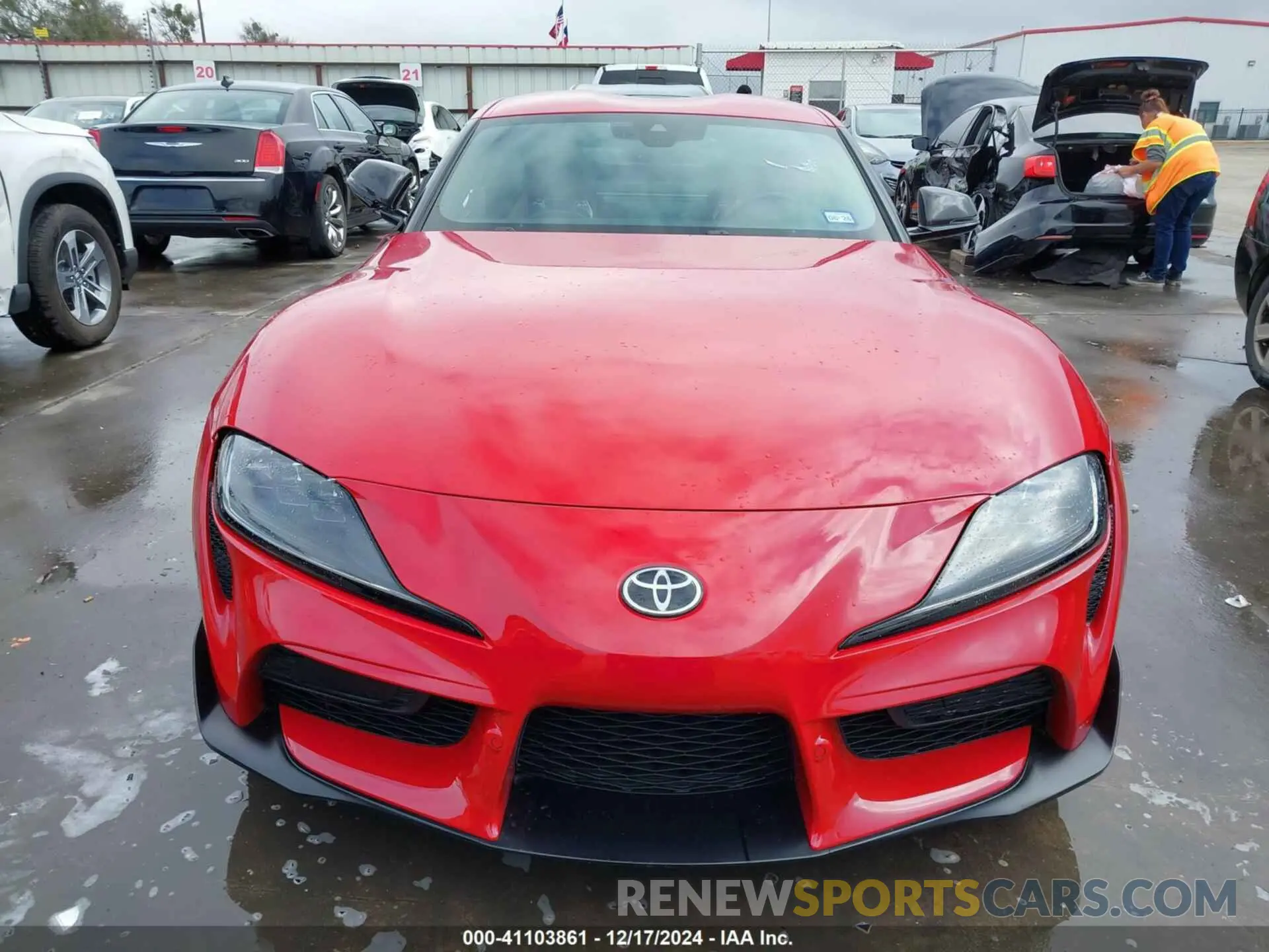 13 fotografías del automóvil dañado WZ1DB0G05RW066587 TOYOTA GR SUPRA 2024