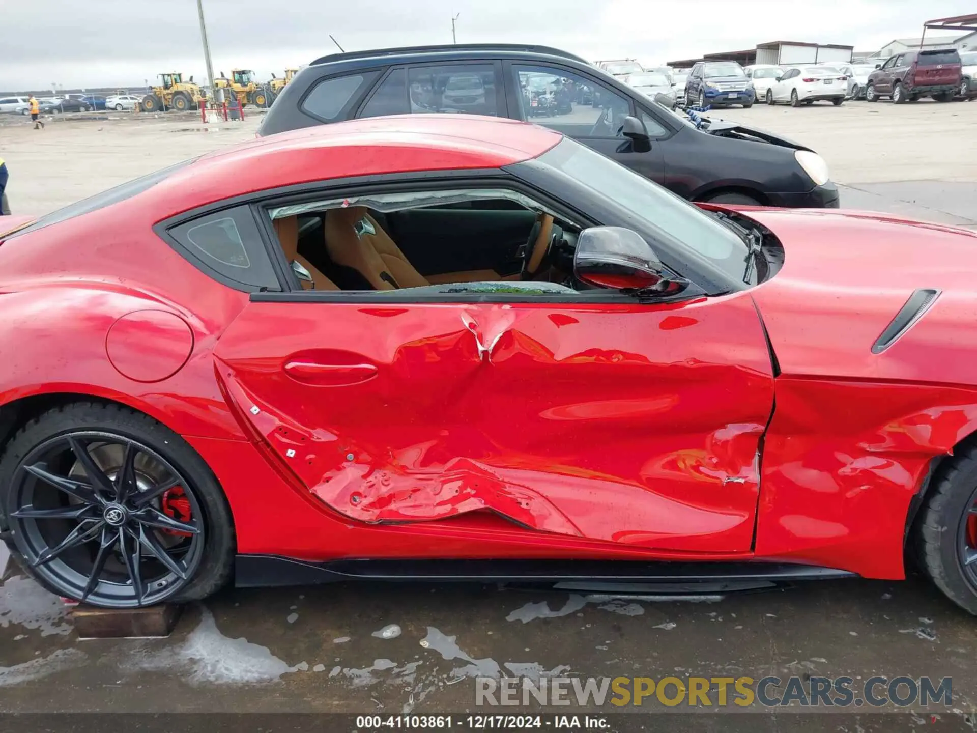 14 fotografías del automóvil dañado WZ1DB0G05RW066587 TOYOTA GR SUPRA 2024