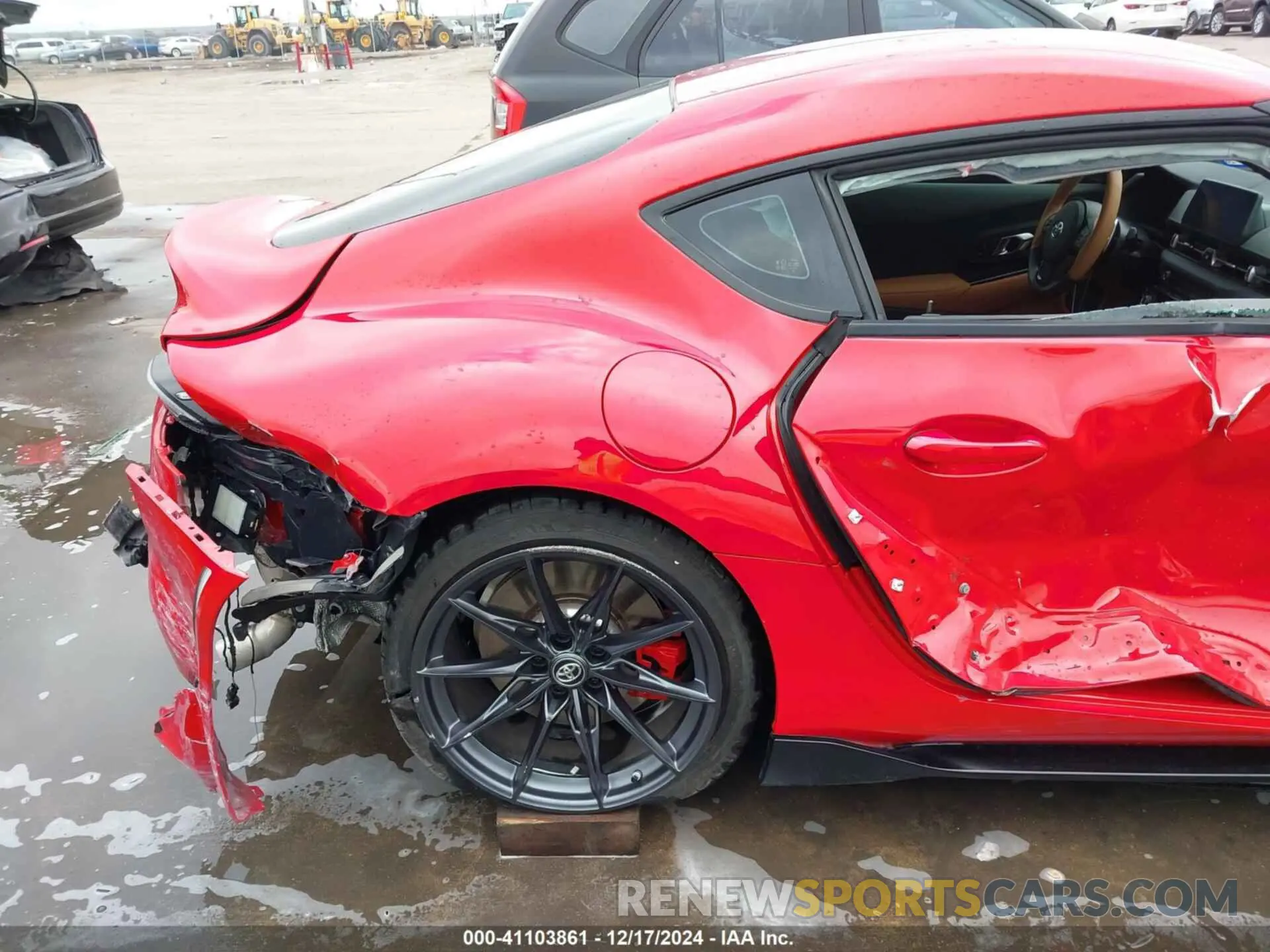 18 fotografías del automóvil dañado WZ1DB0G05RW066587 TOYOTA GR SUPRA 2024