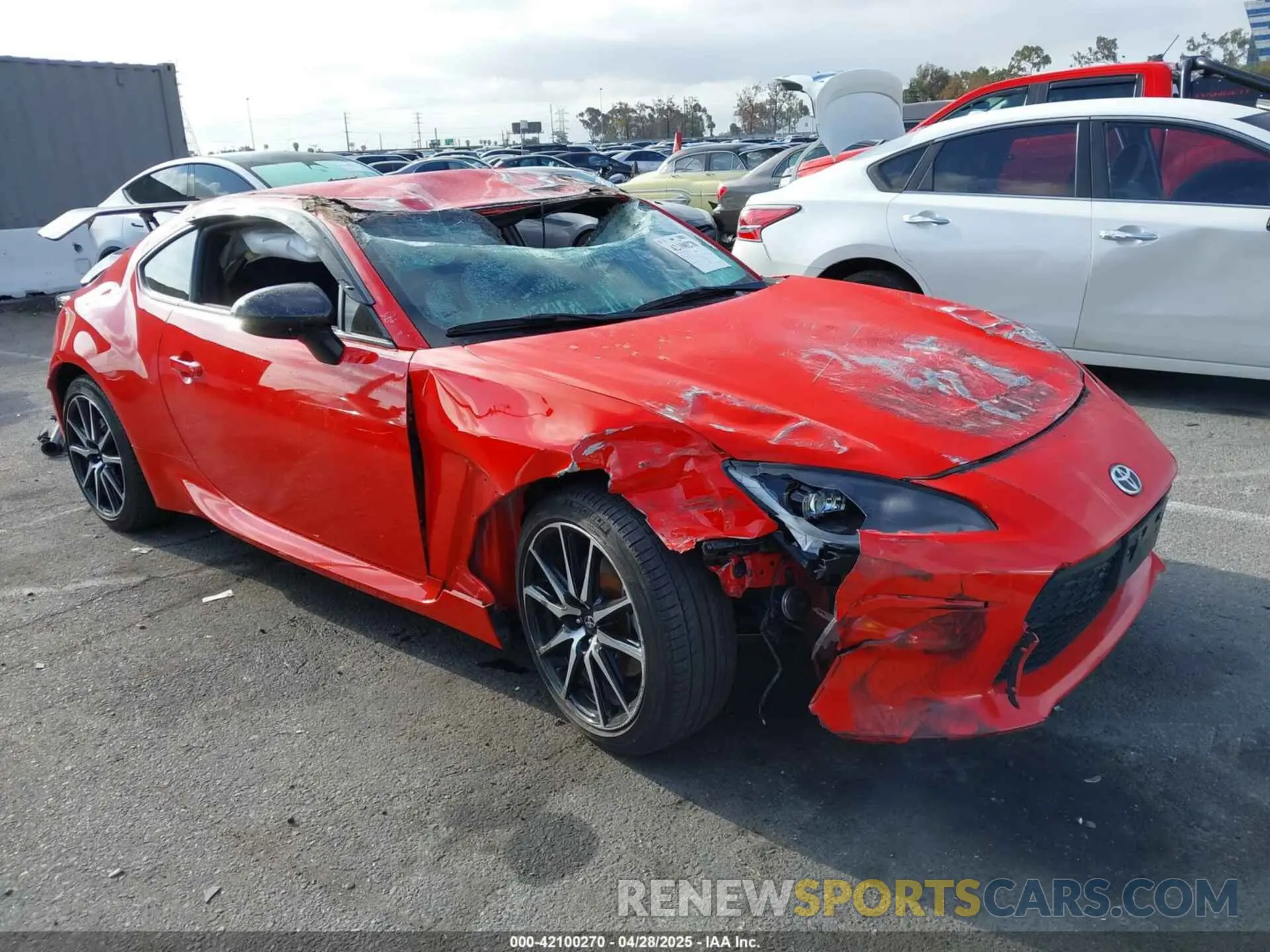 1 fotografías del automóvil dañado JF1ZNBB10N9756169 TOYOTA GR86 2022