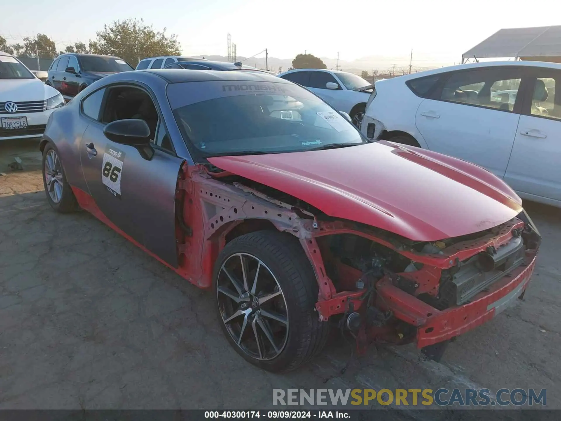 1 fotografías del automóvil dañado JF1ZNBB16N9757360 TOYOTA GR86 2022