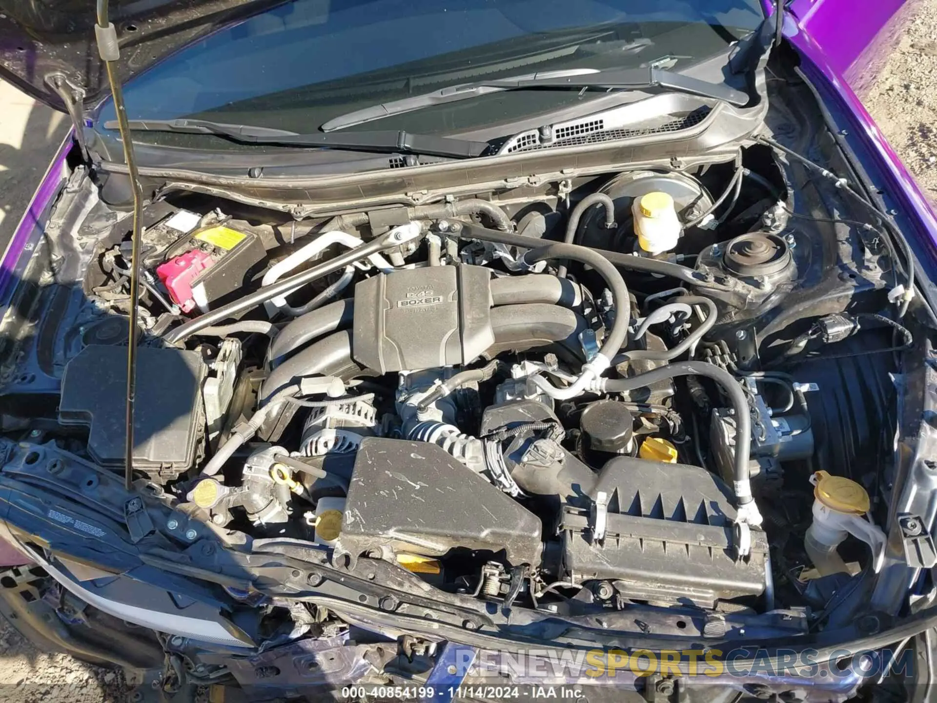 10 fotografías del automóvil dañado JF1ZNBC17N8755928 TOYOTA GR86 2022