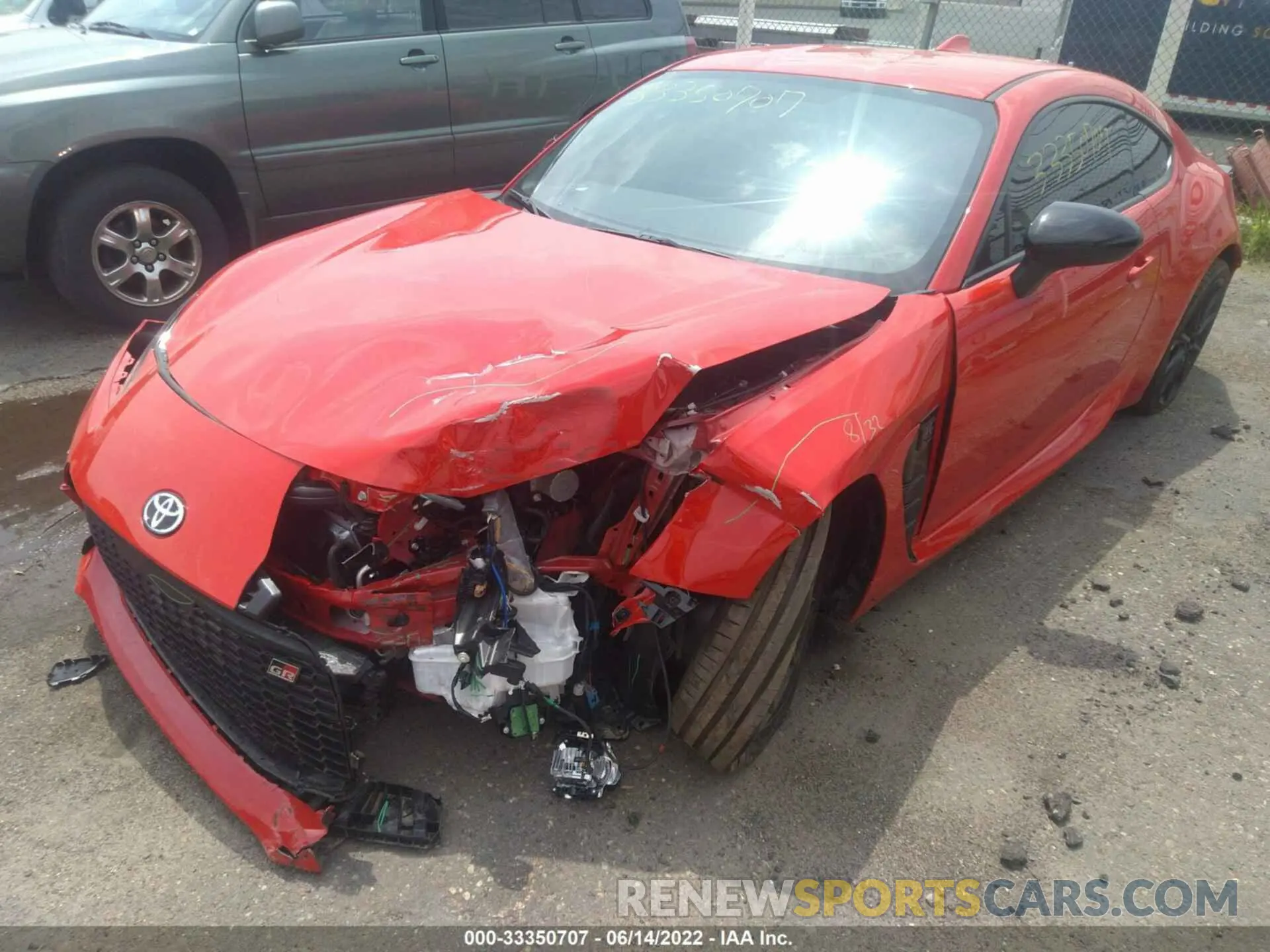 6 fotografías del automóvil dañado JF1ZNBE14N9754713 TOYOTA GR86 2022