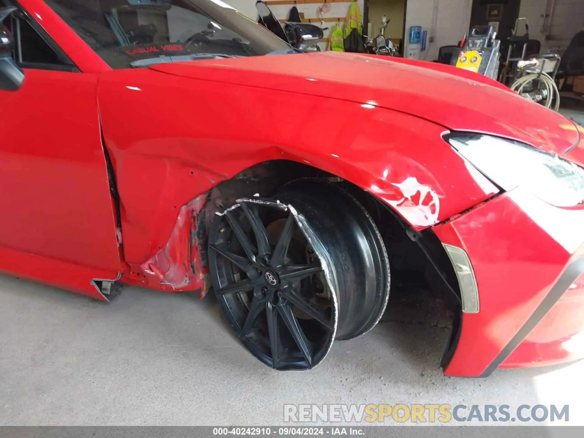 6 fotografías del automóvil dañado JF1ZNBE14N9757174 TOYOTA GR86 2022