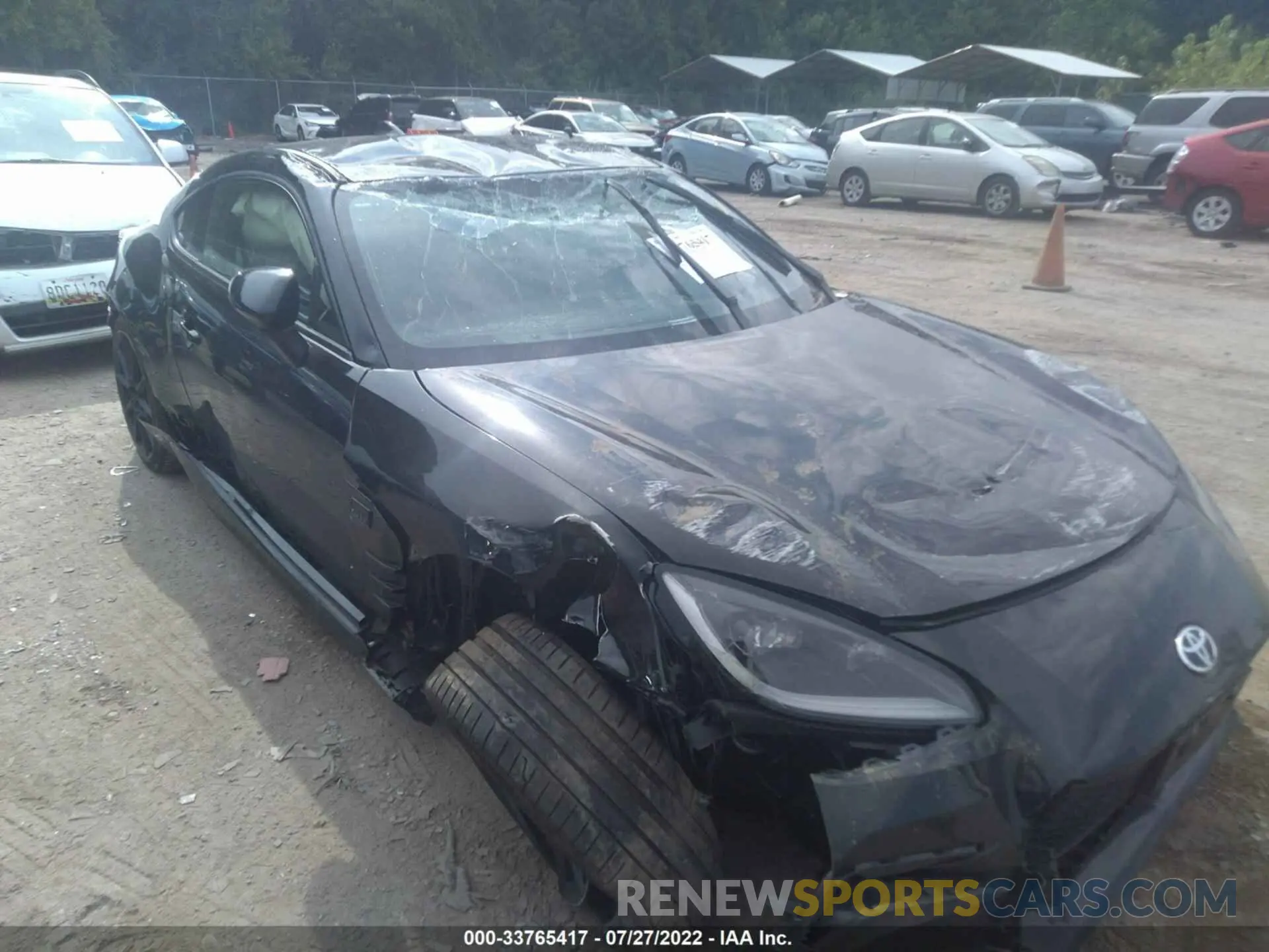 6 fotografías del automóvil dañado JF1ZNBF10N8750792 TOYOTA GR86 2022