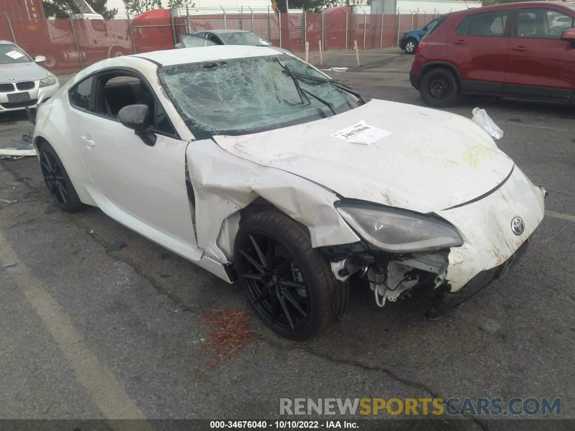 1 fotografías del automóvil dañado JF1ZNBF18N8754895 TOYOTA GR86 2022