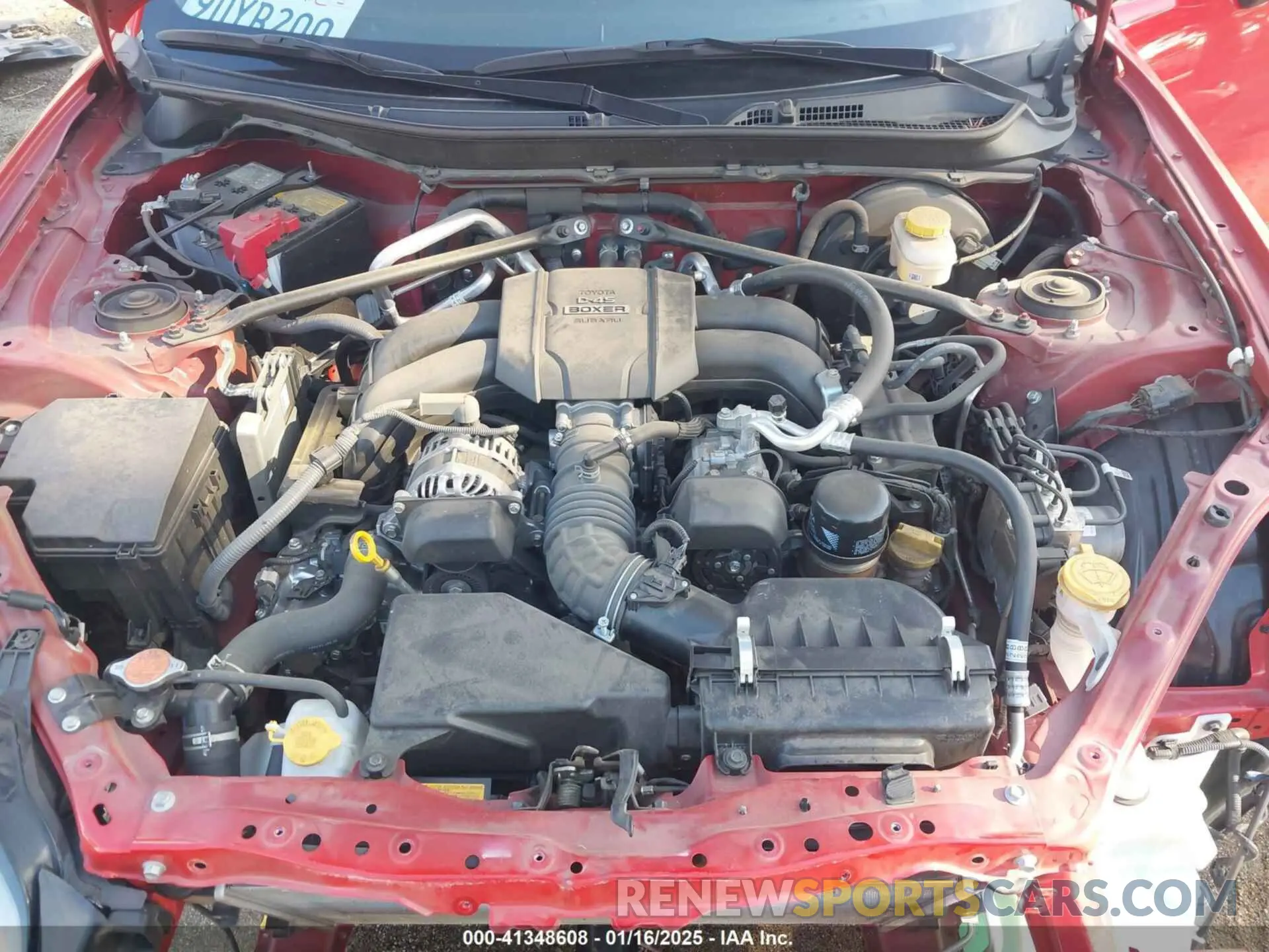 10 fotografías del automóvil dañado JF1ZNBC12P8754012 TOYOTA GR86 2023