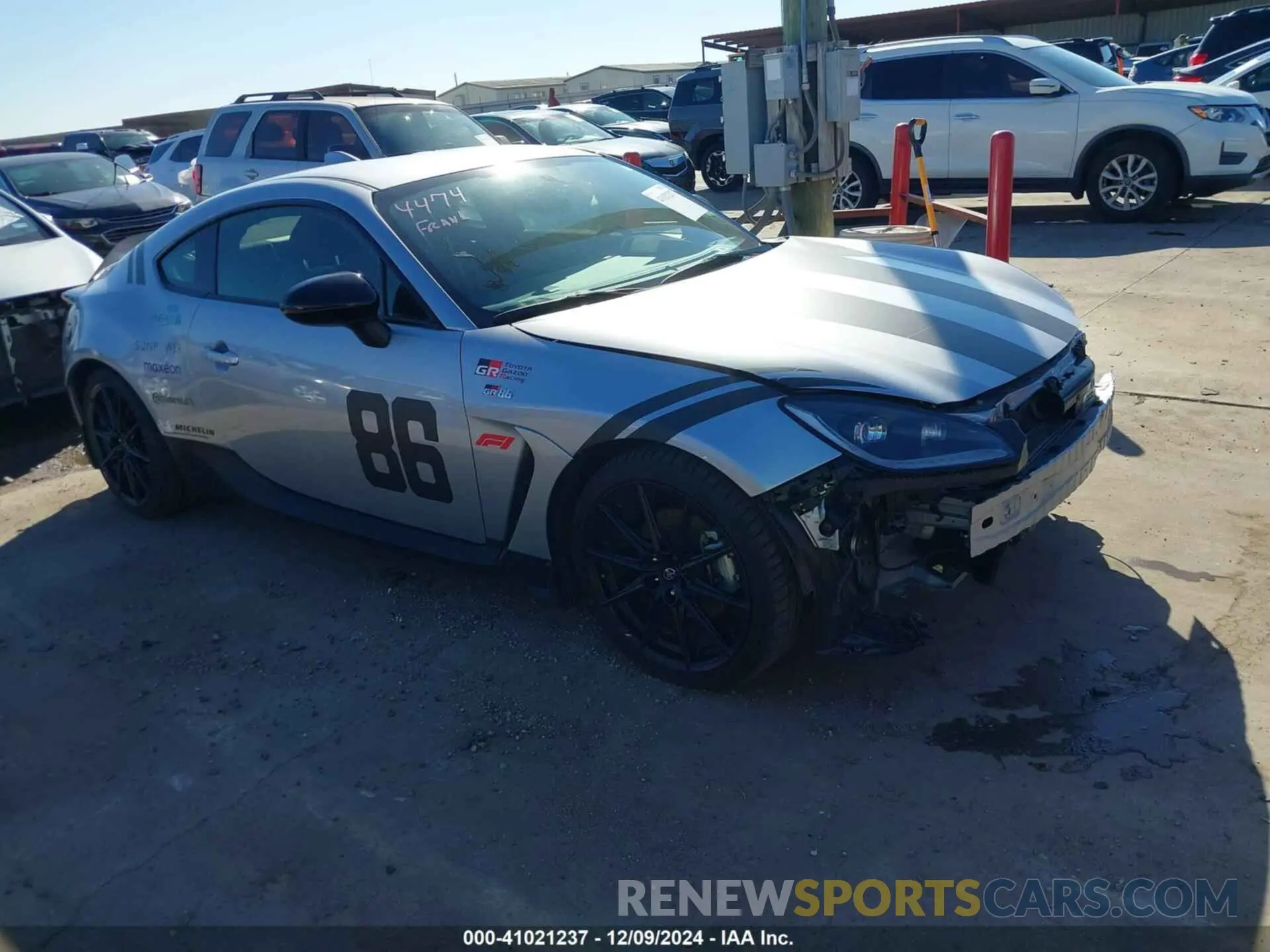 1 fotografías del automóvil dañado JF1ZNBF10P8766798 TOYOTA GR86 2023