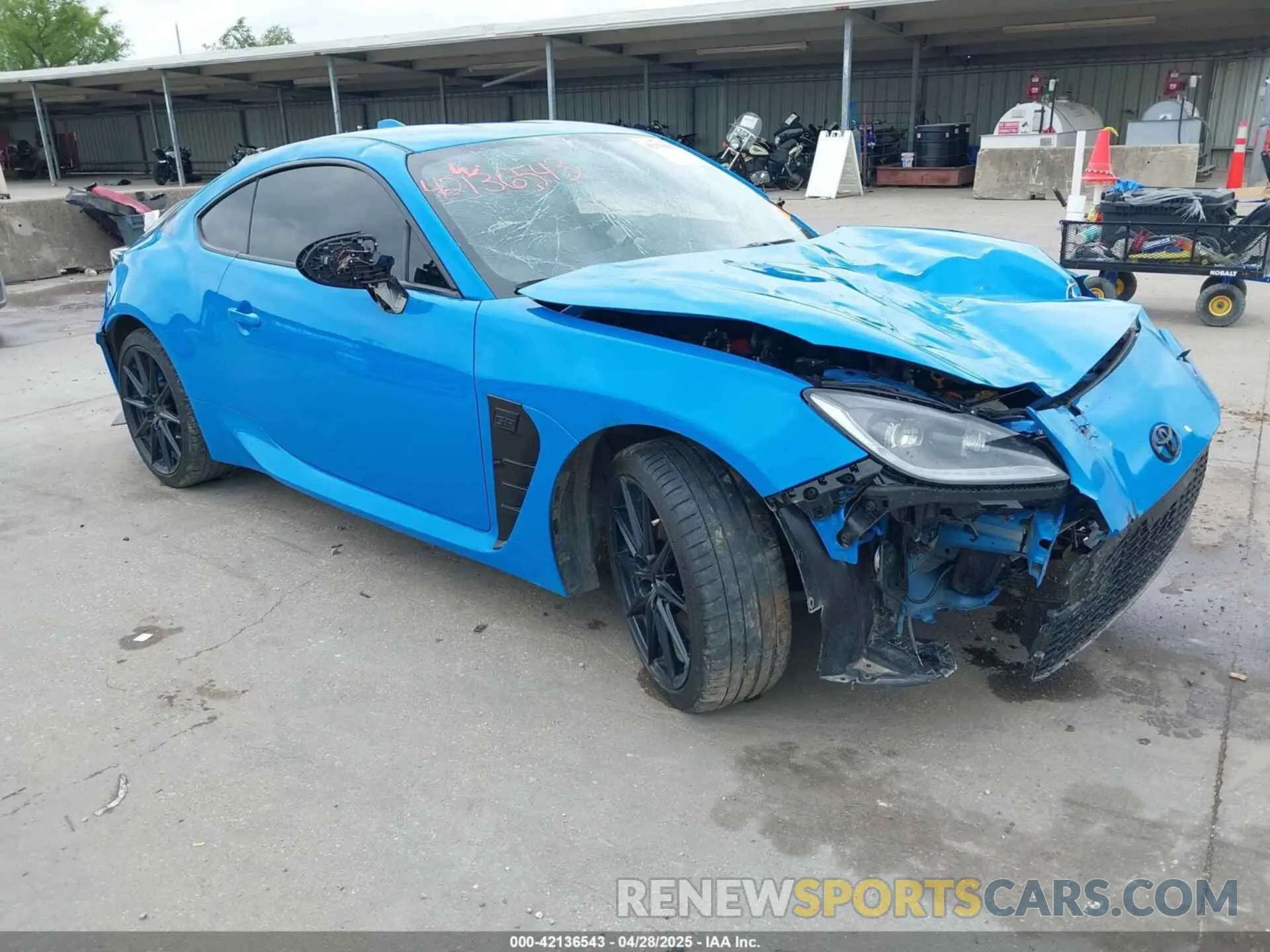 1 fotografías del automóvil dañado JF1ZNBF13P8758193 TOYOTA GR86 2023