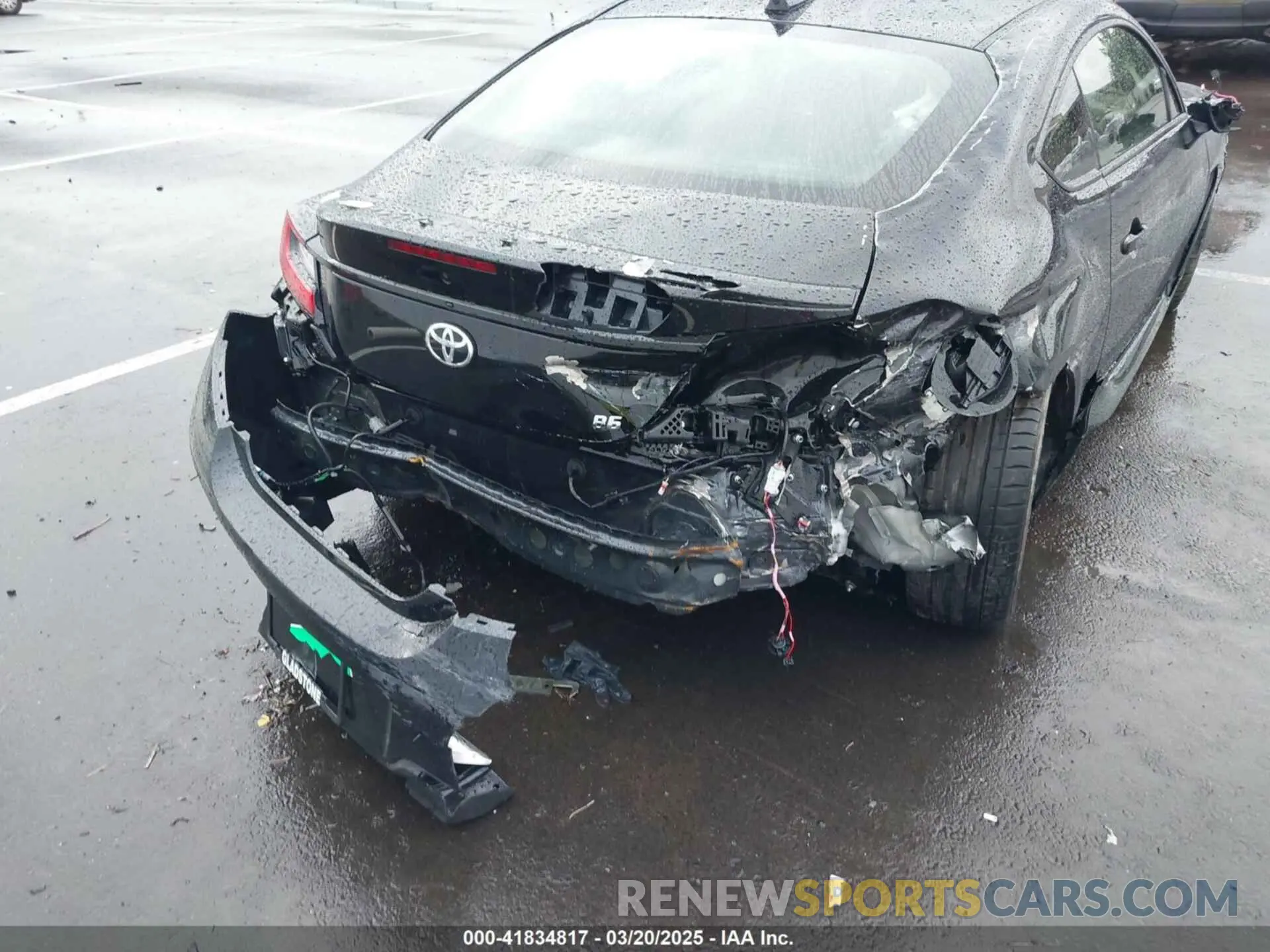 6 fotografías del automóvil dañado JF1ZNBE11S9752297 TOYOTA GR86 2025