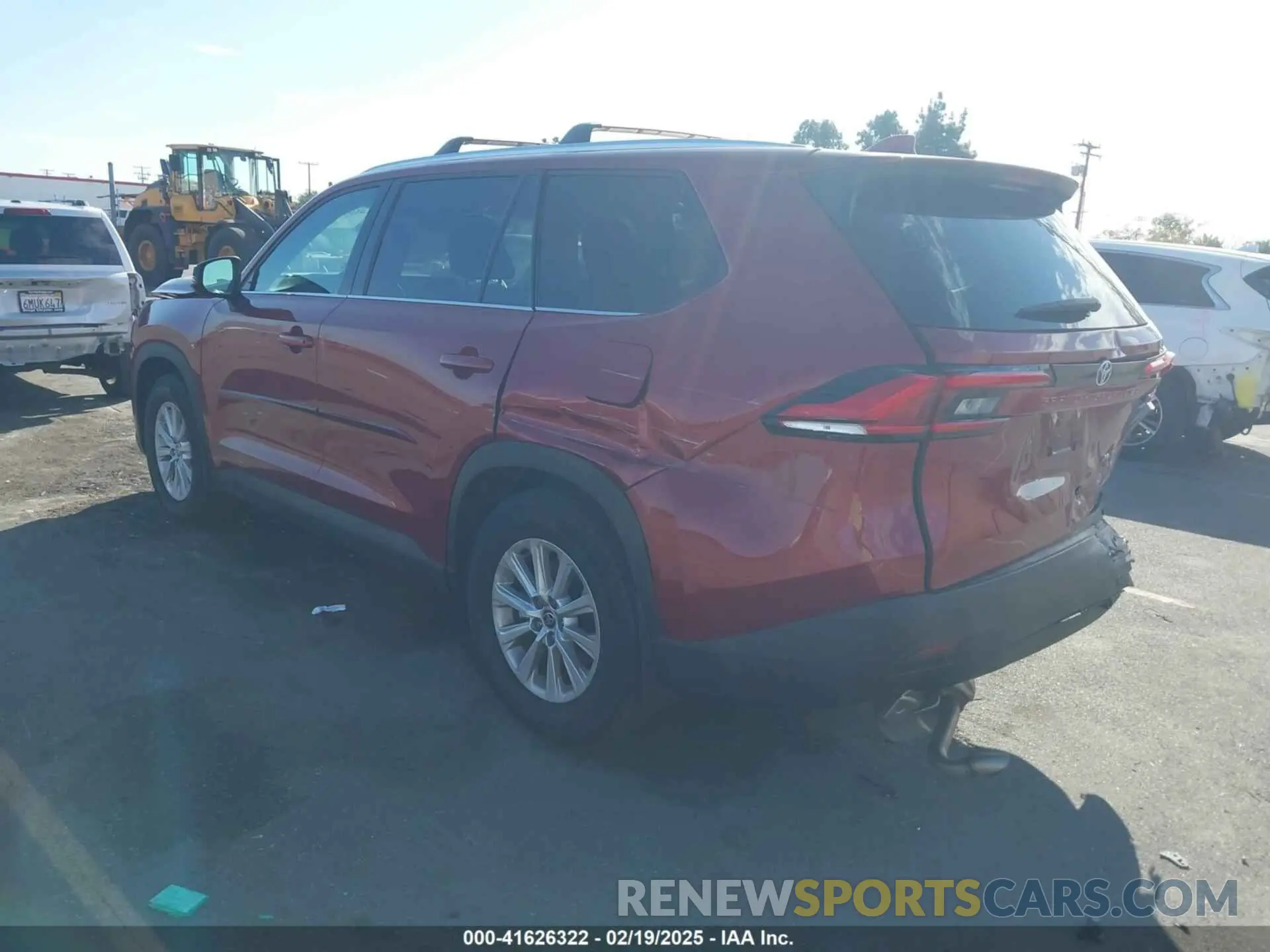 3 fotografías del automóvil dañado 5TDAAAA53RS008265 TOYOTA GRAND HIGHLANDER 2024