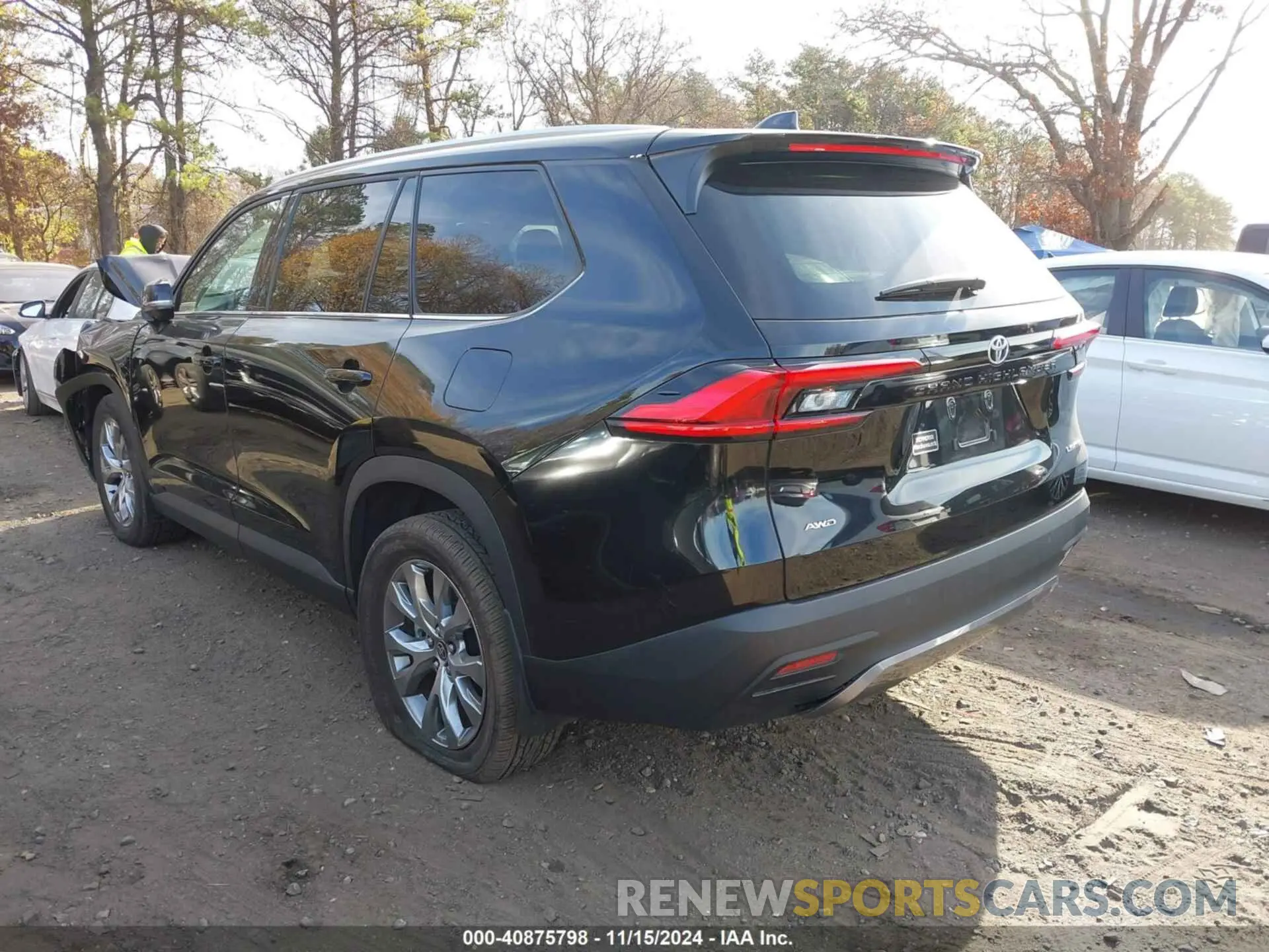 3 fotografías del automóvil dañado 5TDAAAB58RS056665 TOYOTA GRAND HIGHLANDER 2024