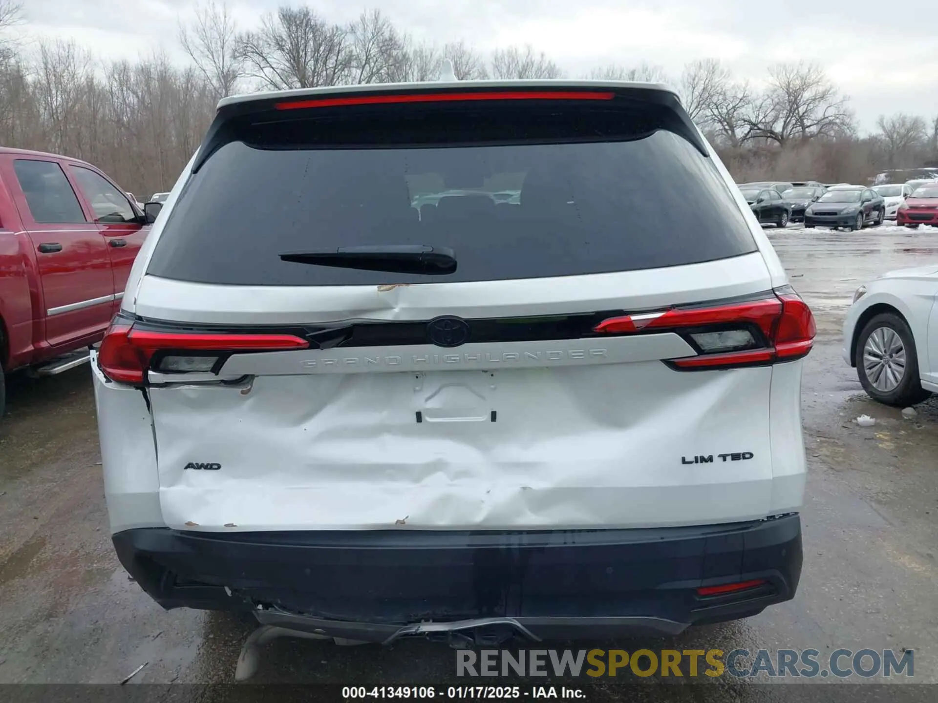 6 fotografías del automóvil dañado 5TDAAAB59RS010004 TOYOTA GRAND HIGHLANDER 2024