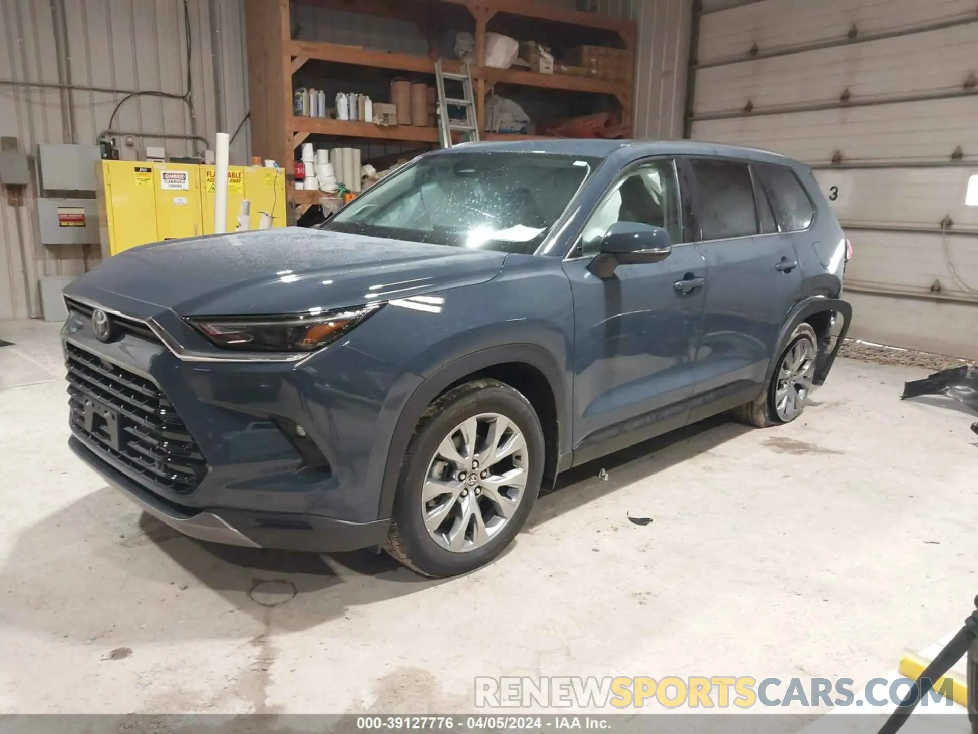 2 fotografías del automóvil dañado 5TDAAAB59RS011556 TOYOTA GRAND HIGHLANDER 2024