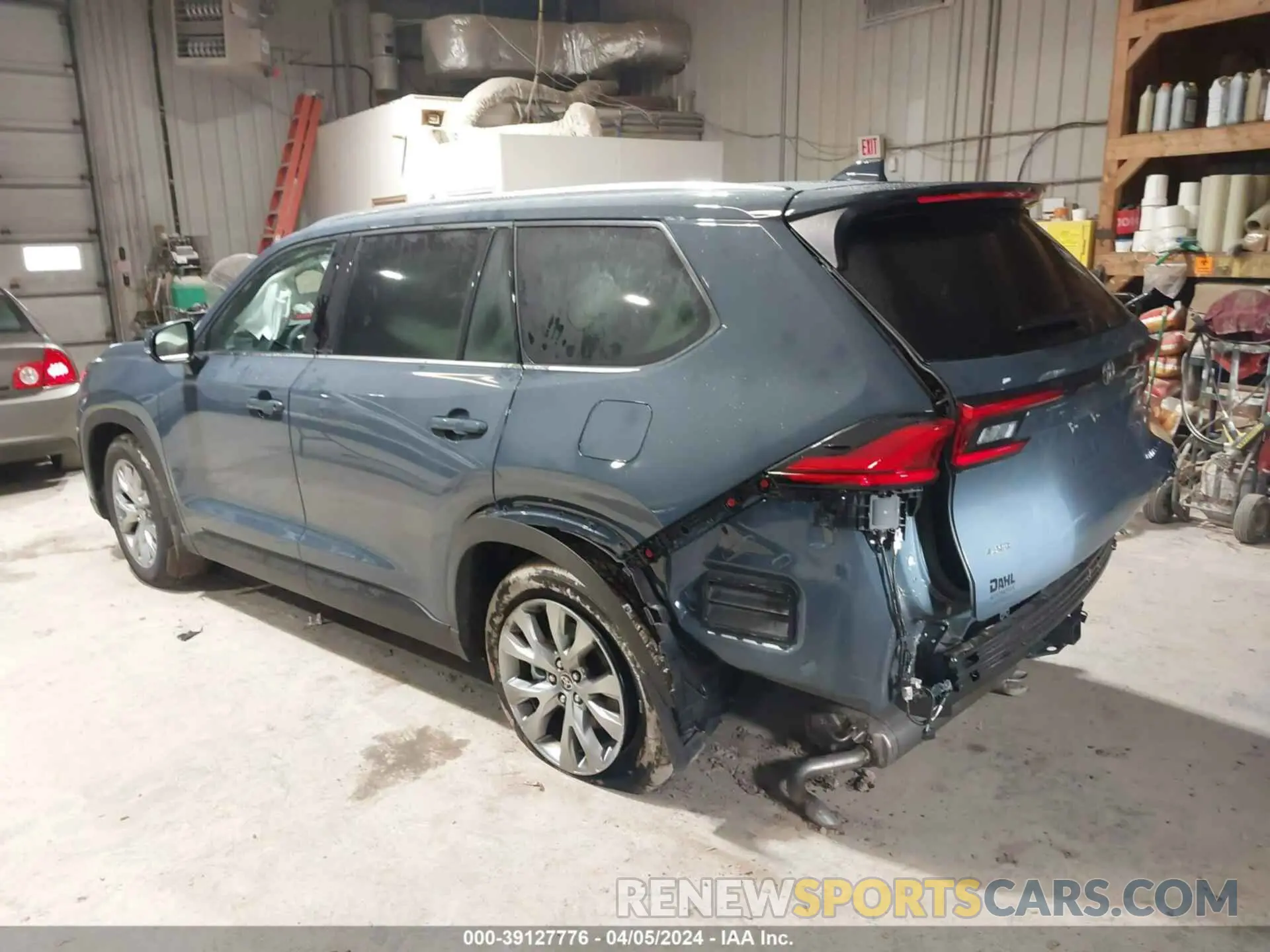 3 fotografías del automóvil dañado 5TDAAAB59RS011556 TOYOTA GRAND HIGHLANDER 2024