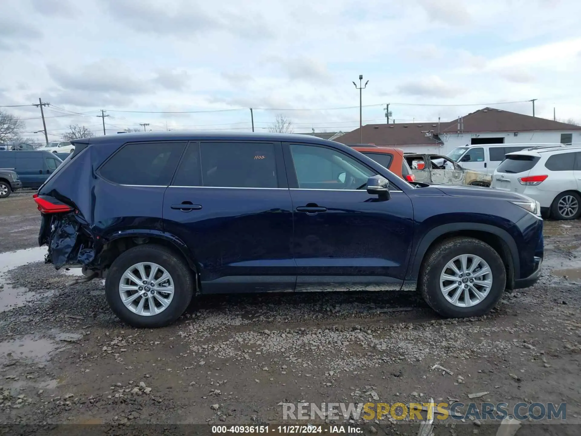 13 fotografías del automóvil dañado 5TDACAB50RS008054 TOYOTA GRAND HIGHLANDER 2024