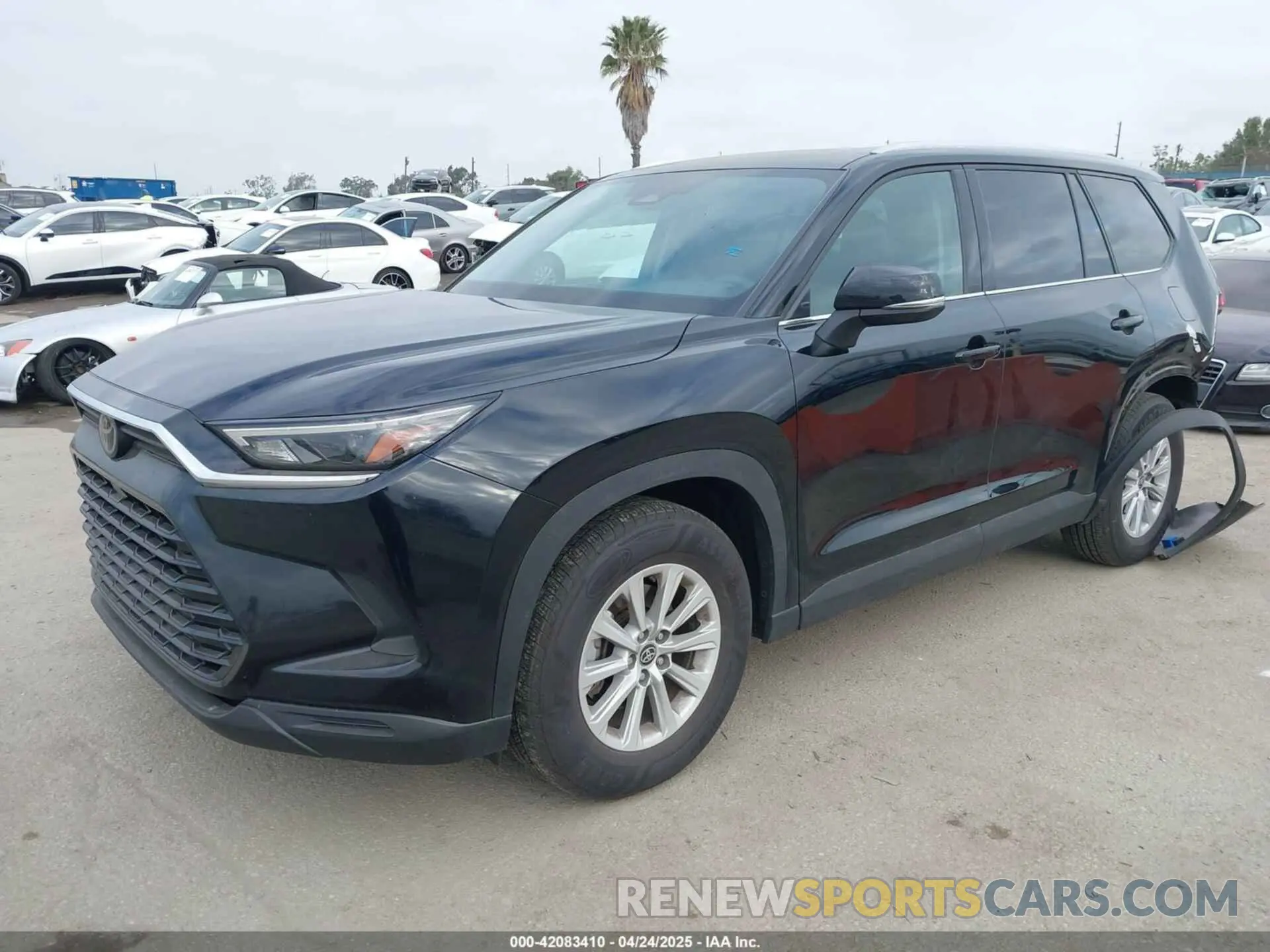 2 fotografías del automóvil dañado 5TDACAB51RS028426 TOYOTA GRAND HIGHLANDER 2024