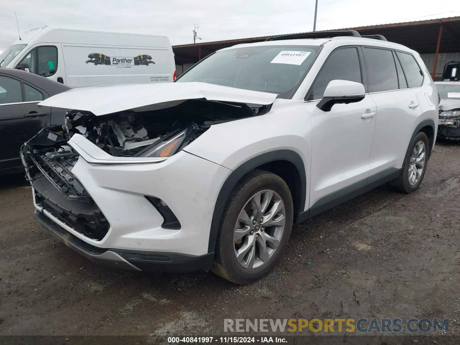 2 fotografías del automóvil dañado 5TDACAB52RS009786 TOYOTA GRAND HIGHLANDER 2024