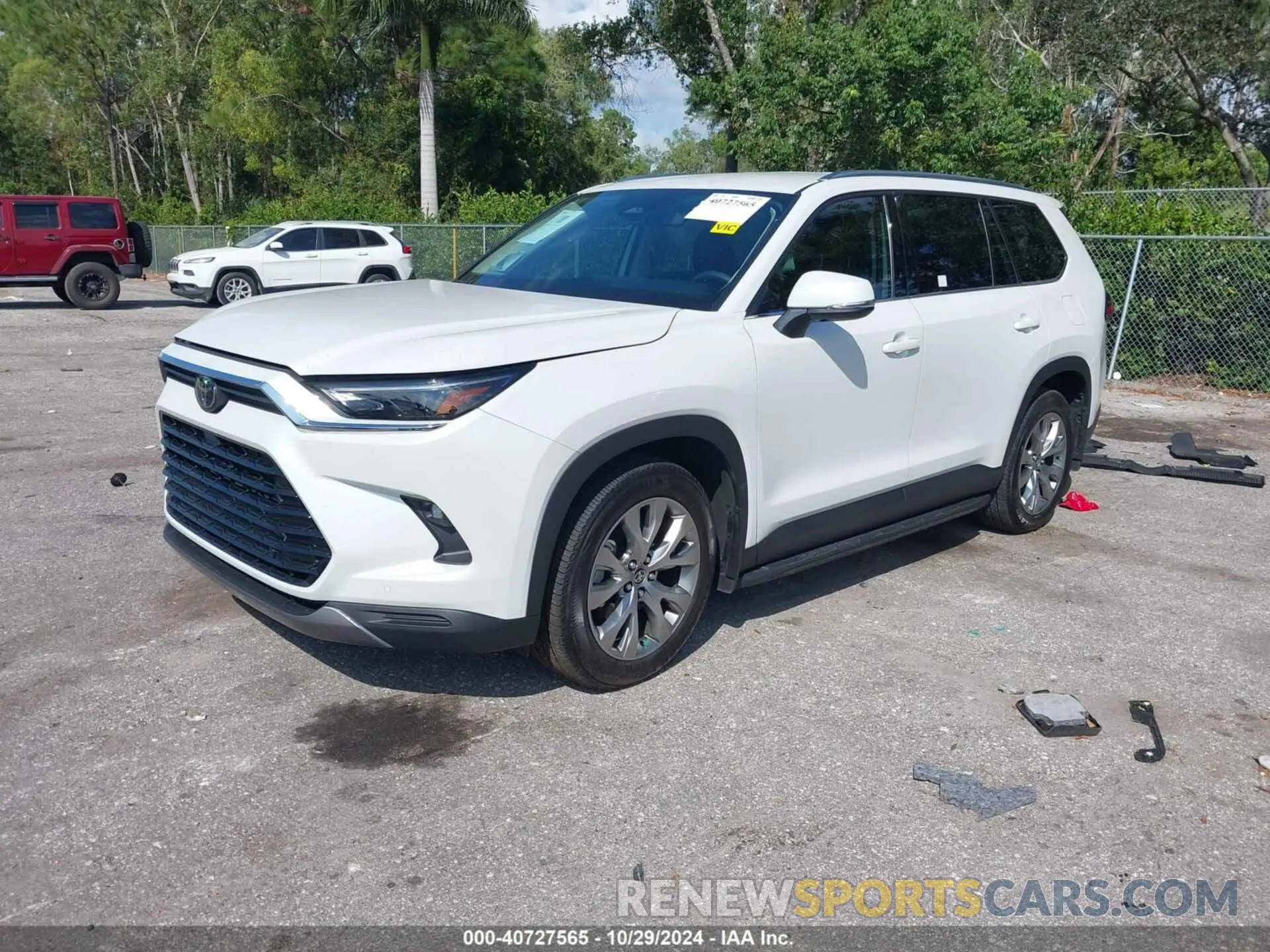2 fotografías del automóvil dañado 5TDACAB52RS012669 TOYOTA GRAND HIGHLANDER 2024