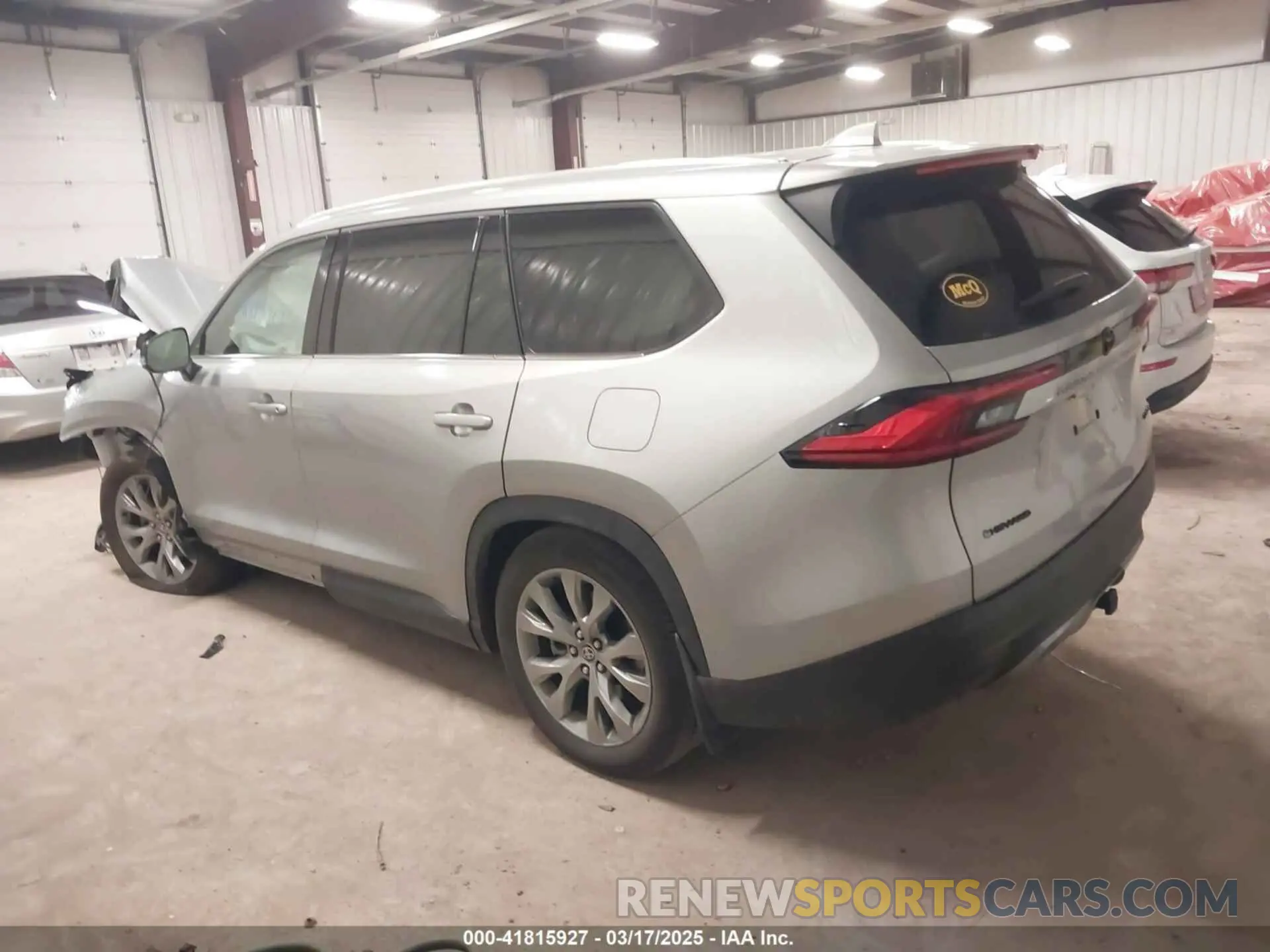 14 fotografías del automóvil dañado 5TDACAB56RS002775 TOYOTA GRAND HIGHLANDER 2024