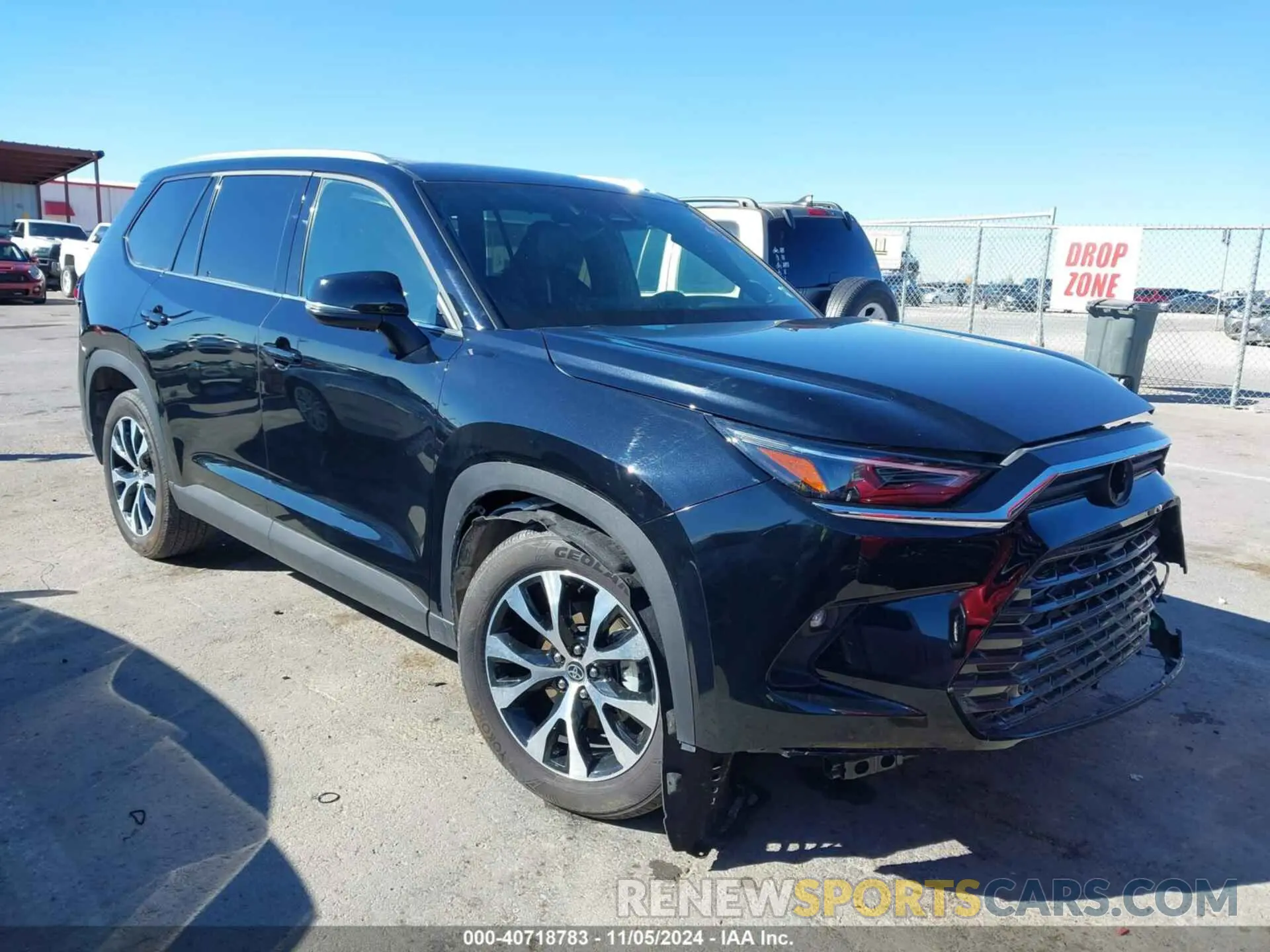 1 fotografías del automóvil dañado 5TDADAB53RS000155 TOYOTA GRAND HIGHLANDER 2024