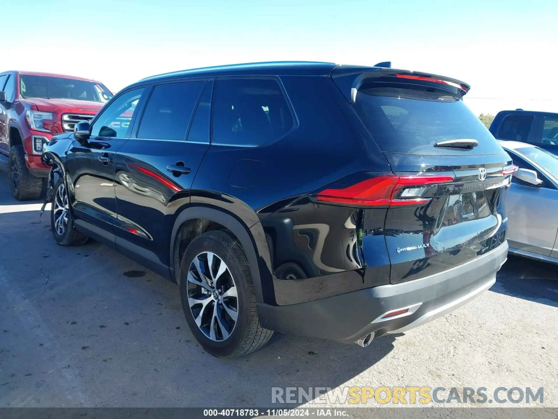 3 fotografías del automóvil dañado 5TDADAB53RS000155 TOYOTA GRAND HIGHLANDER 2024