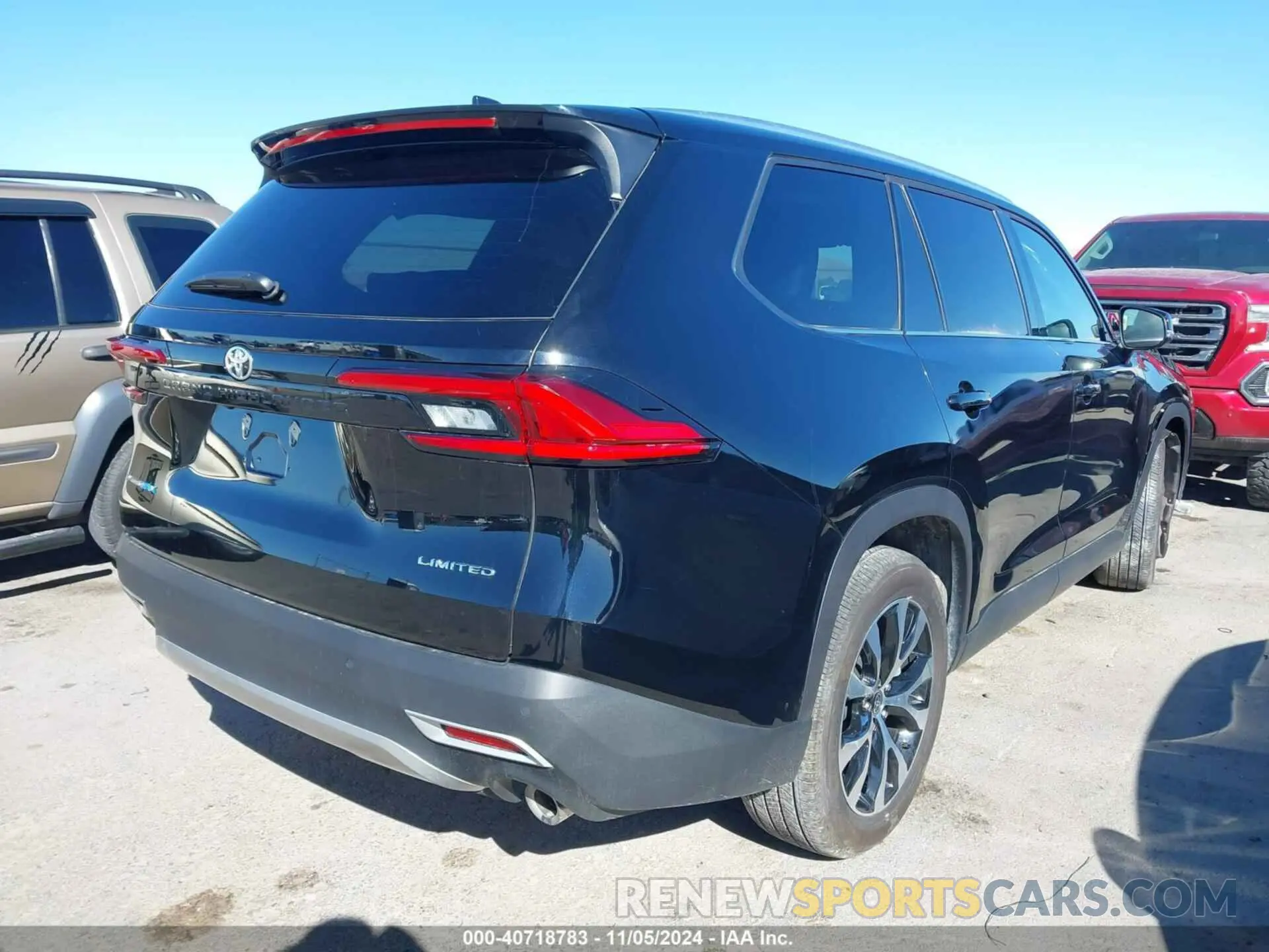 4 fotografías del automóvil dañado 5TDADAB53RS000155 TOYOTA GRAND HIGHLANDER 2024