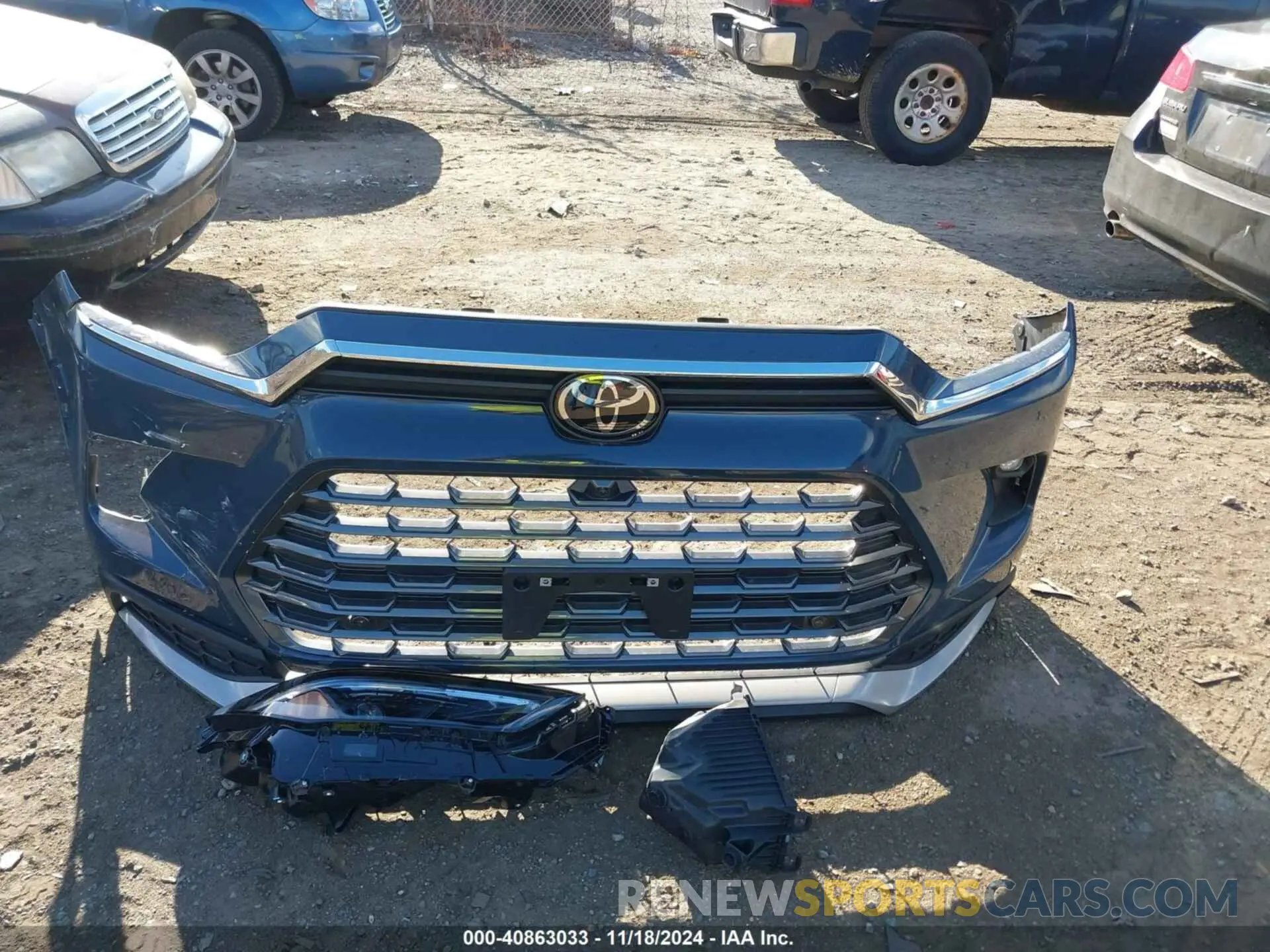 12 fotografías del automóvil dañado 5TDADAB59RS004811 TOYOTA GRAND HIGHLANDER 2024
