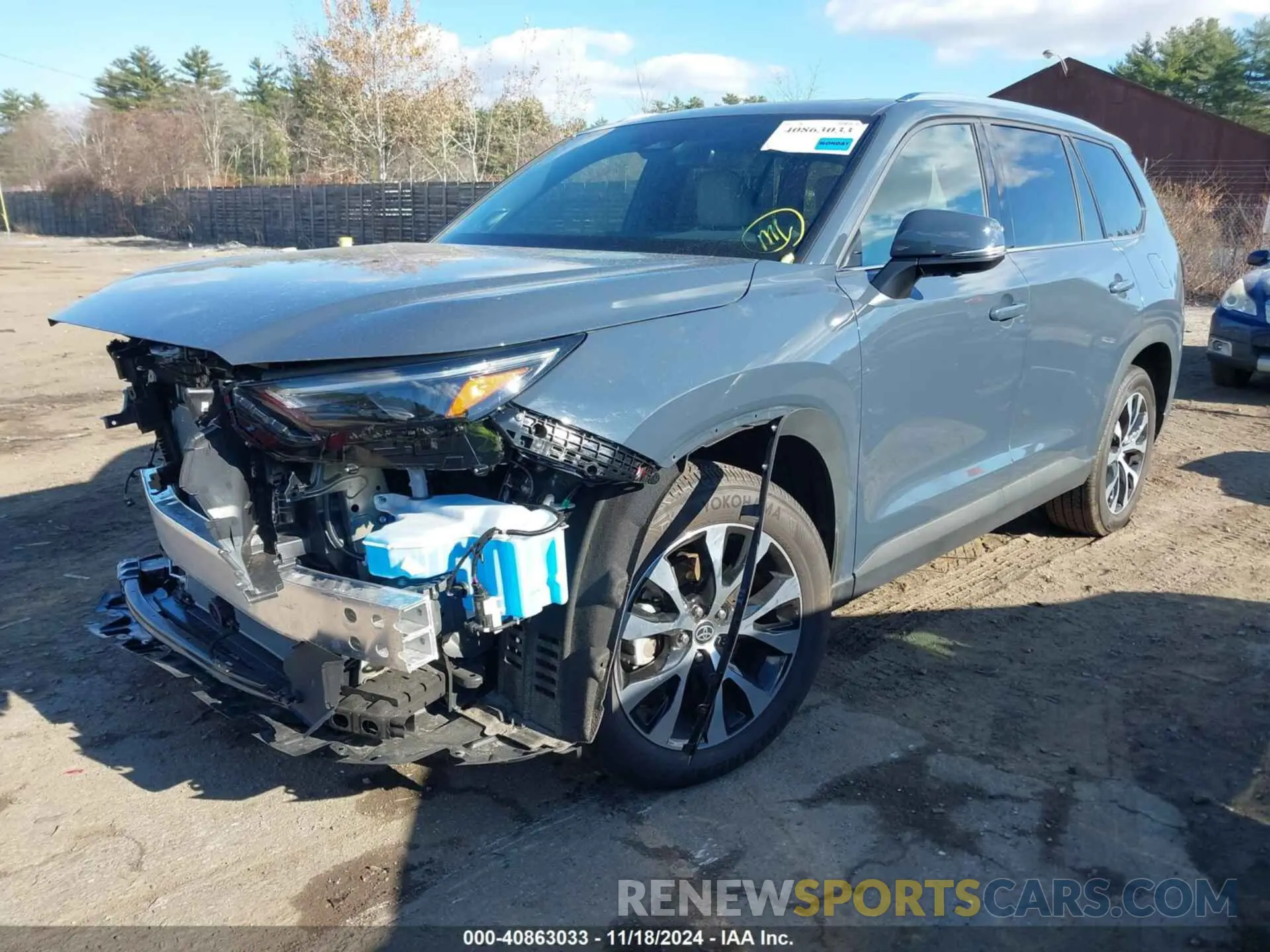 2 fotografías del automóvil dañado 5TDADAB59RS004811 TOYOTA GRAND HIGHLANDER 2024